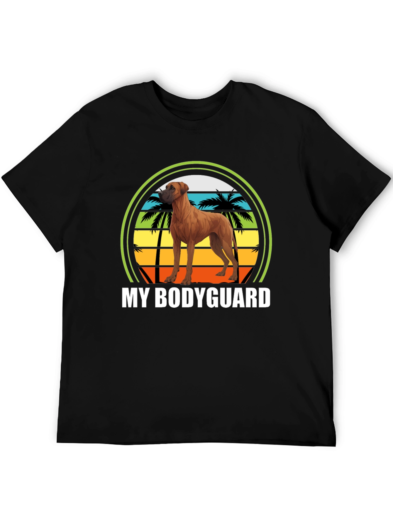 Rhodesian Ridgeback Bodyguard Graphic Tee