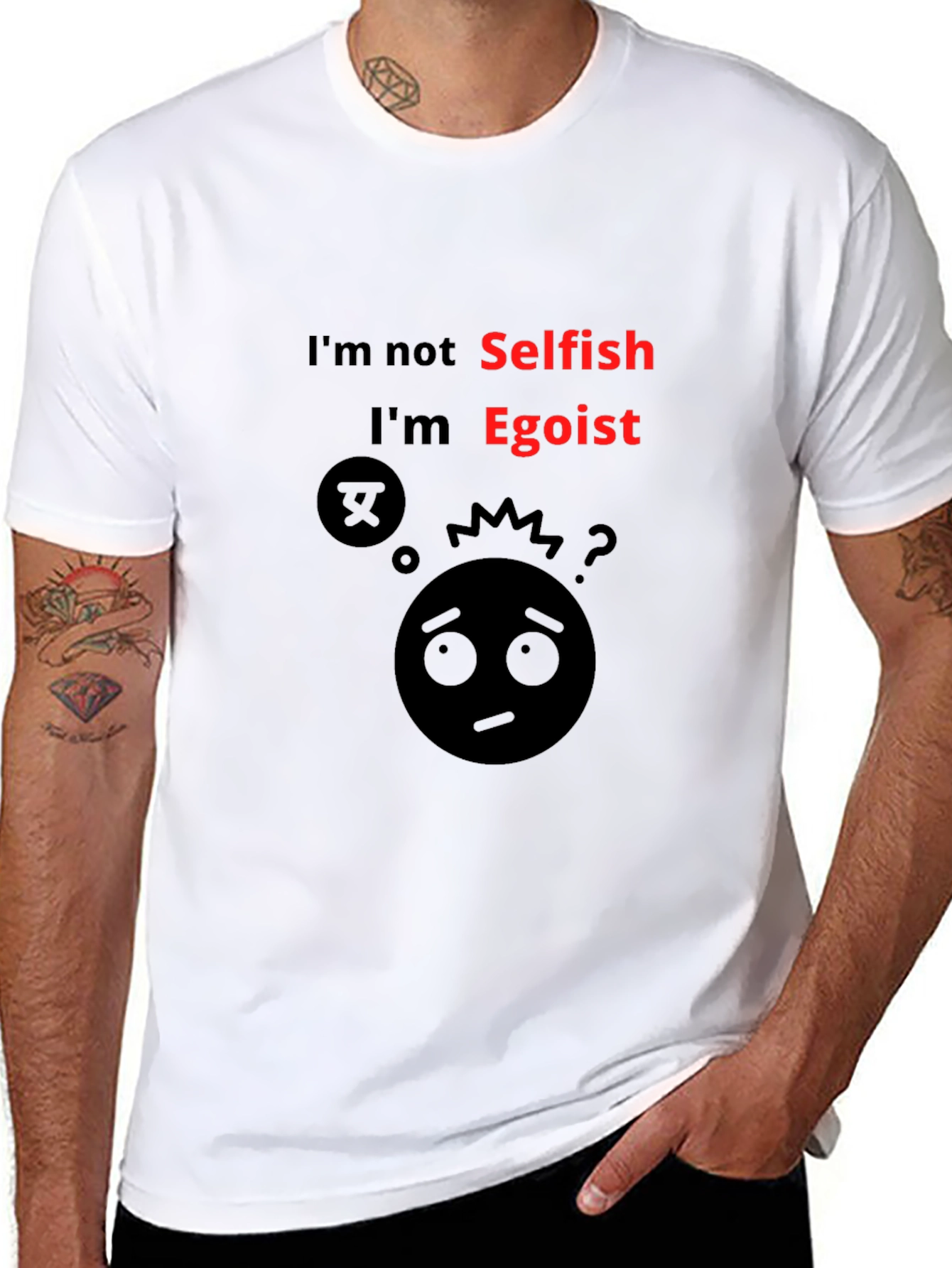 Egoist Graphic Tee - Bold Statement Shirt