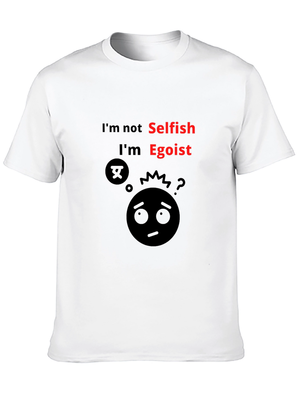 Egoist Graphic Tee - Bold Statement Shirt