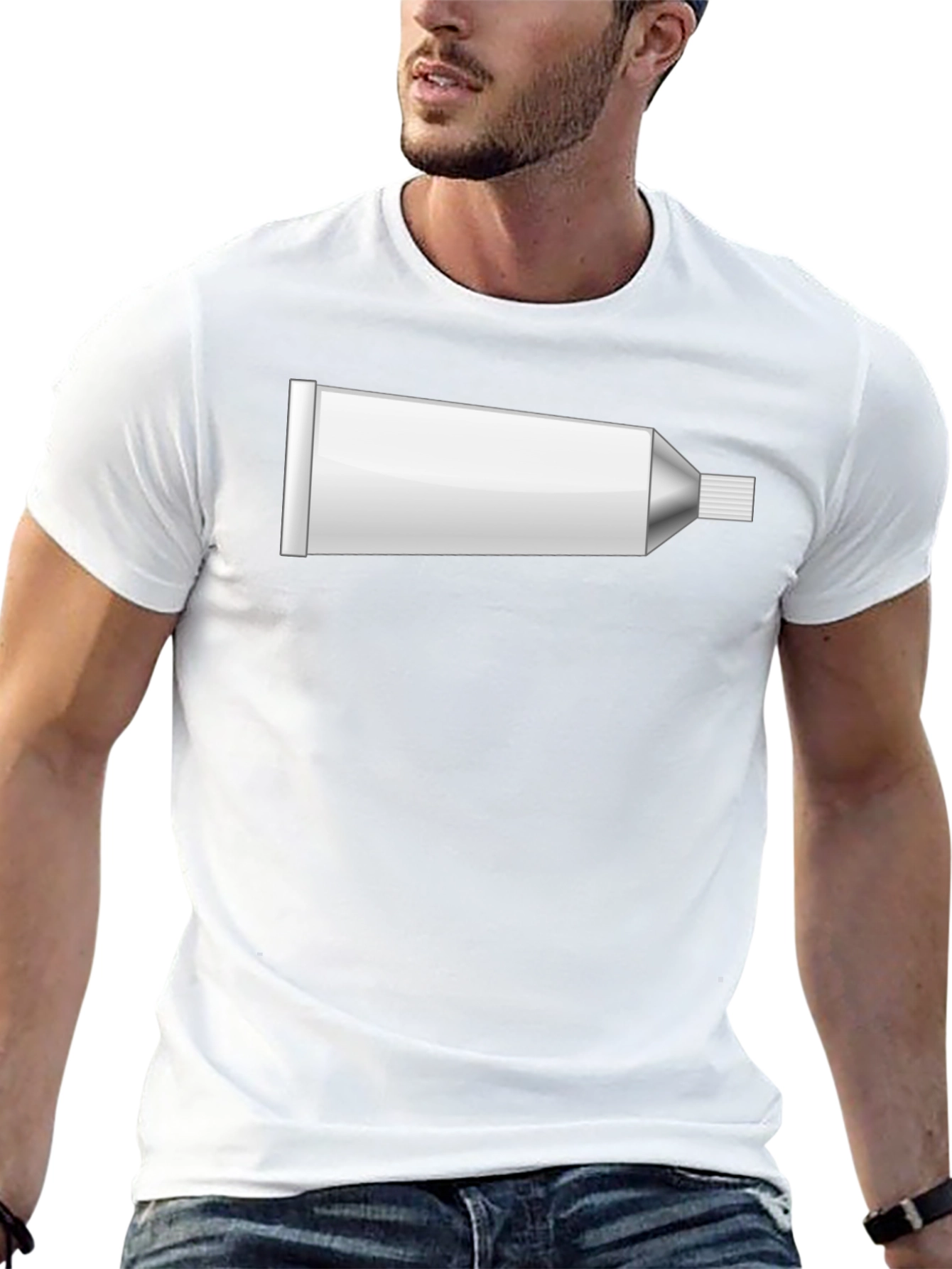 Funny Toothpaste Tube Graphic T-Shirt