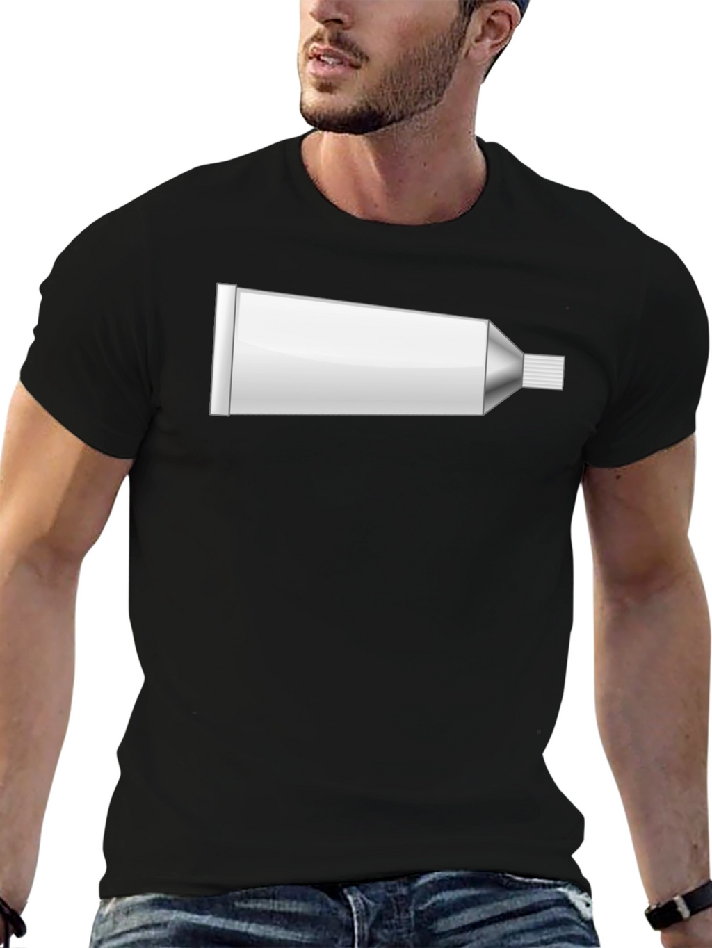 Funny Toothpaste Tube Graphic T-Shirt