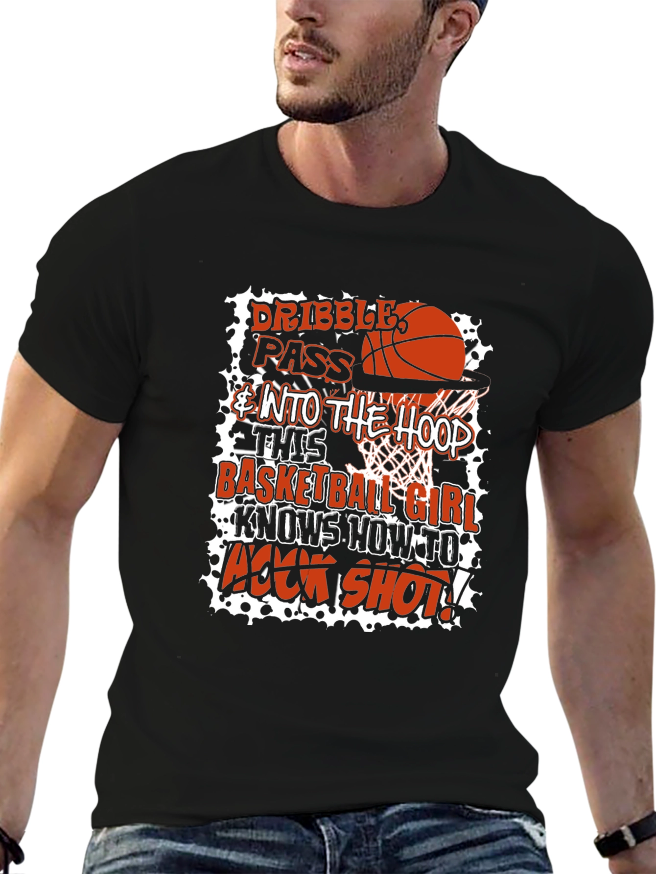 Basketball Girl Graphic Tee