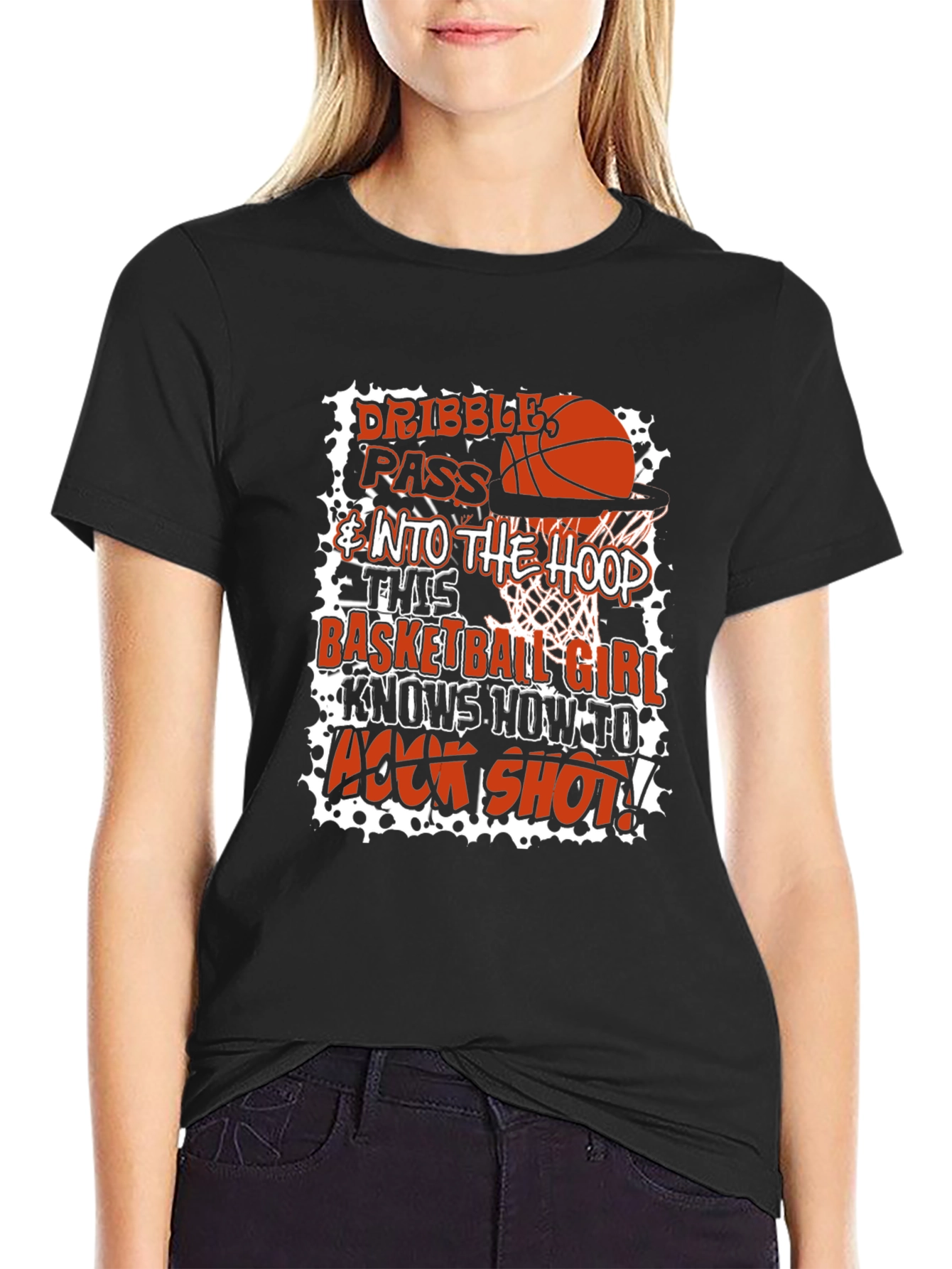 Basketball Girl Graphic Tee
