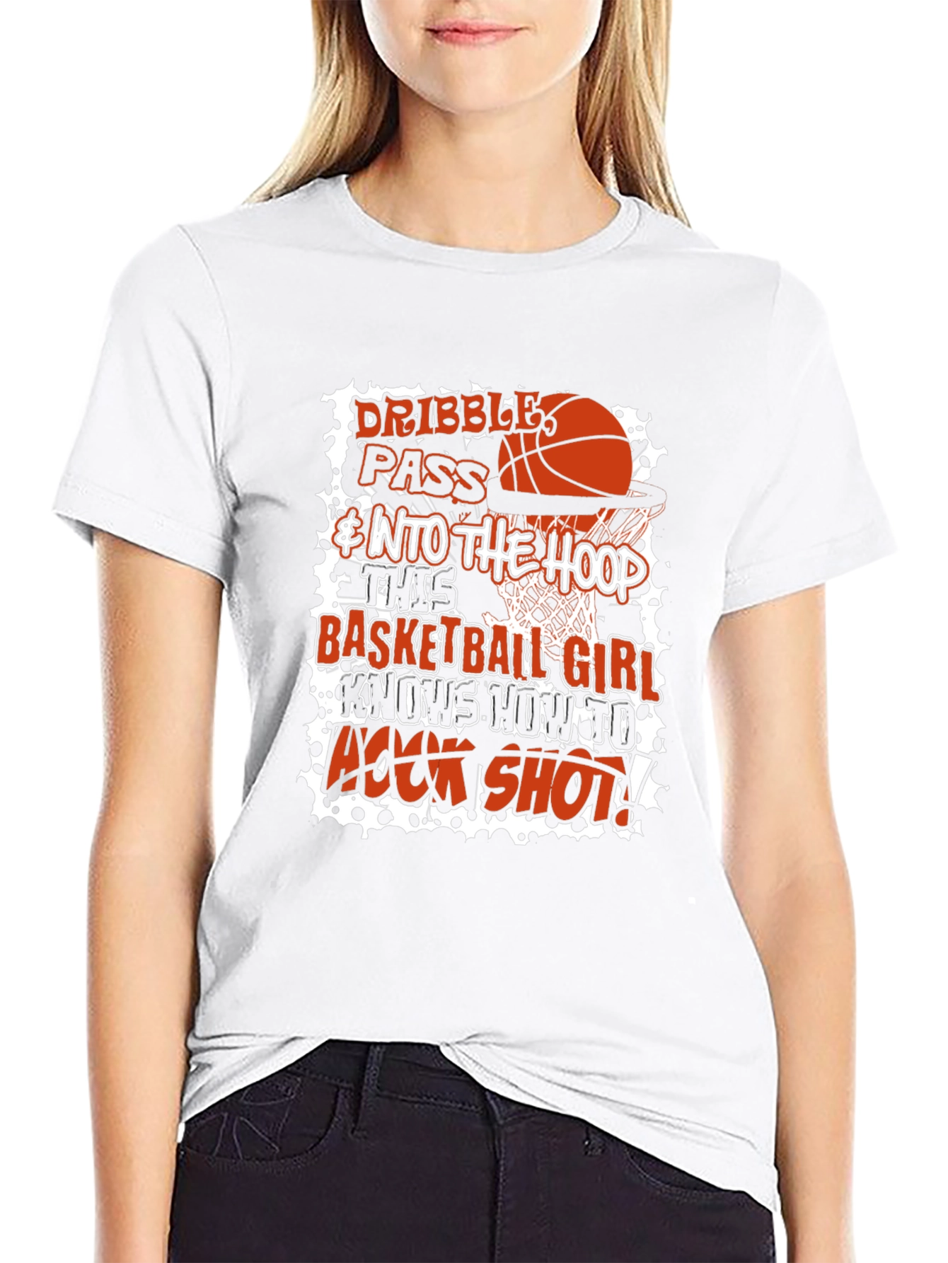 Basketball Girl Graphic Tee