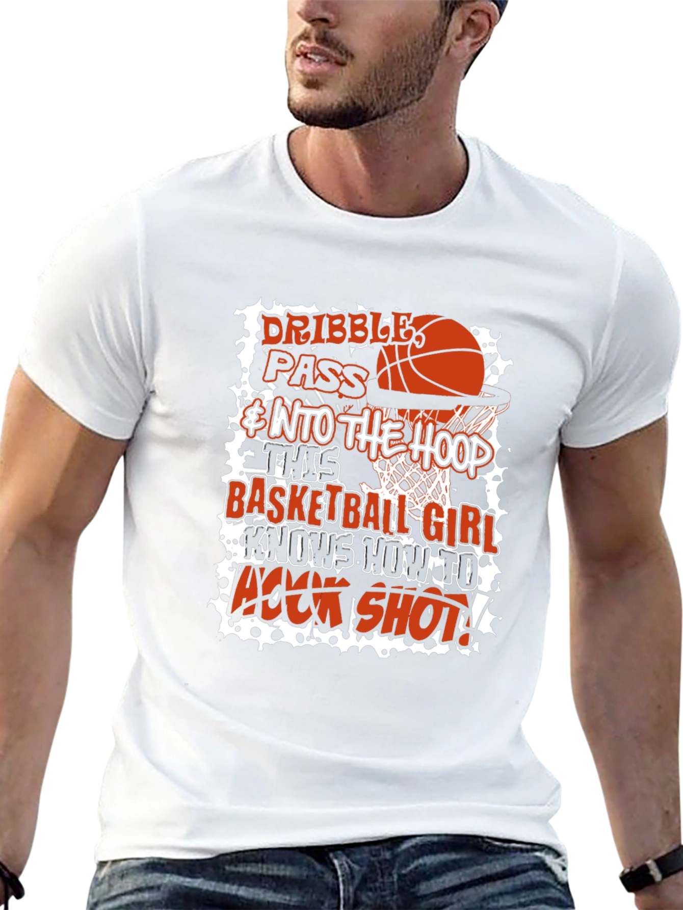 Basketball Girl Graphic Tee
