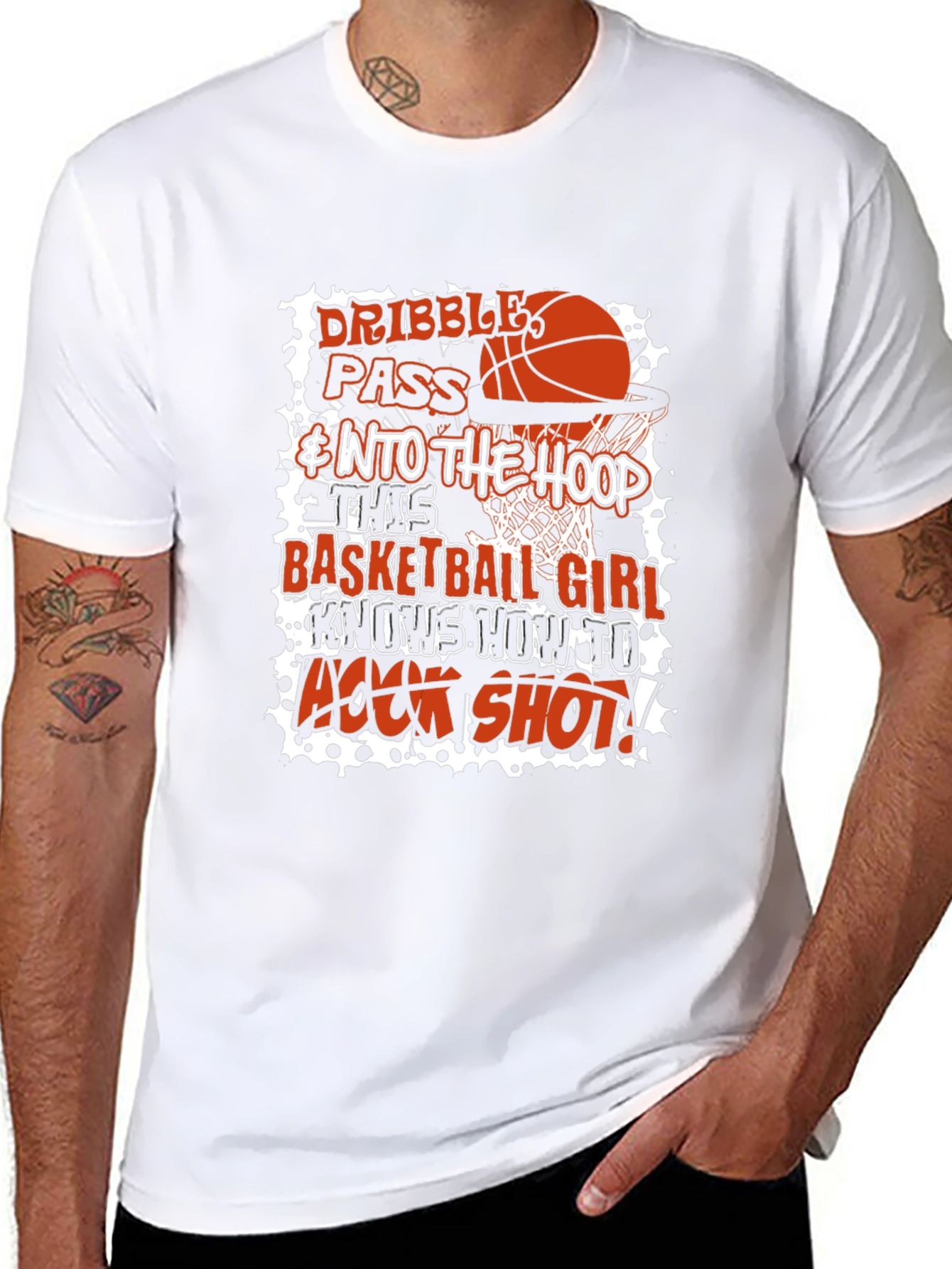 Basketball Girl Graphic Tee