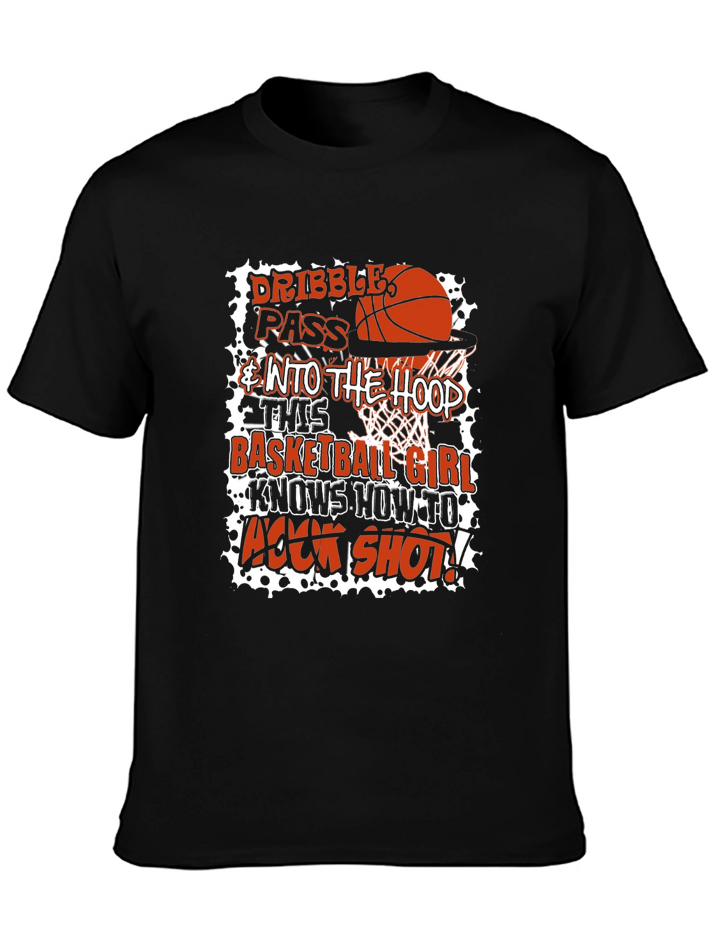 Basketball Girl Graphic Tee