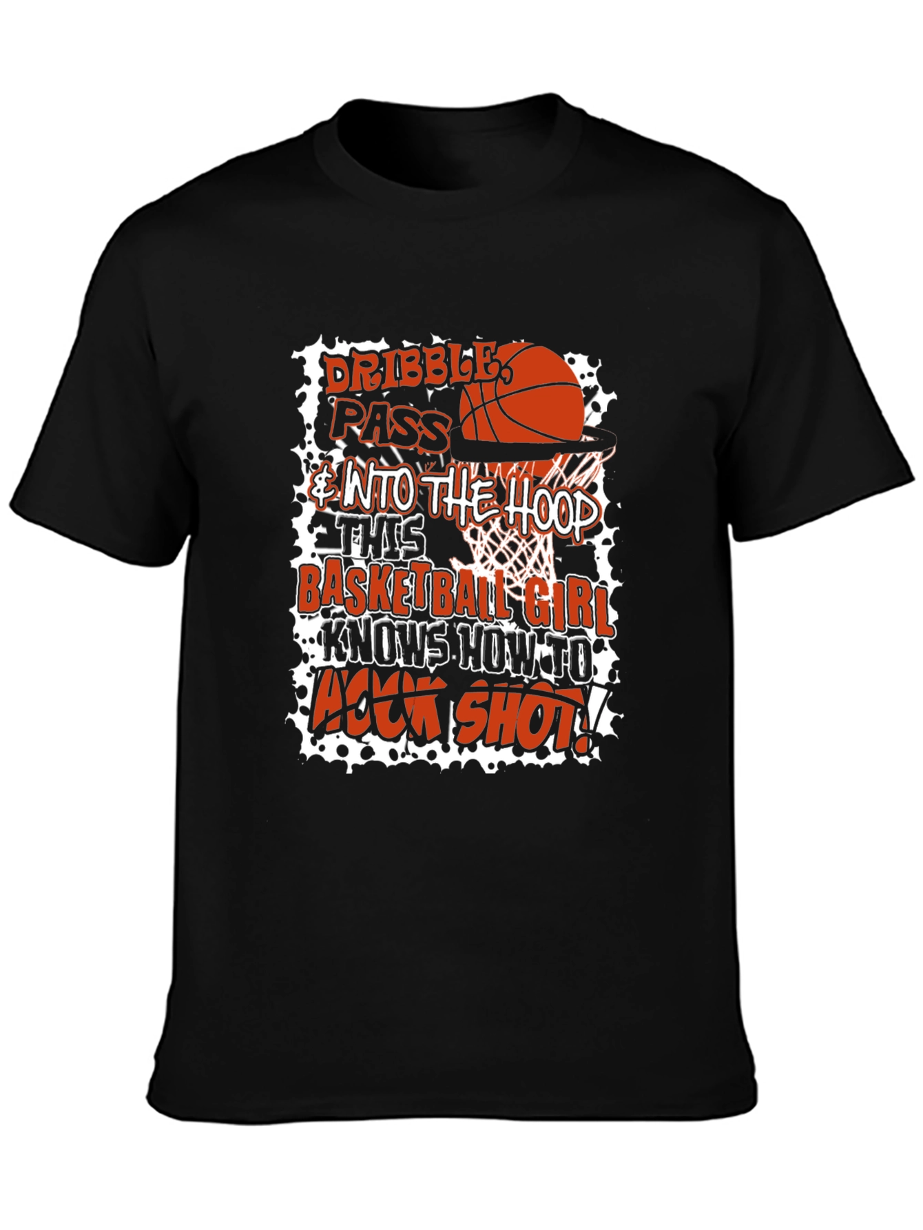 Basketball Girl Graphic Tee