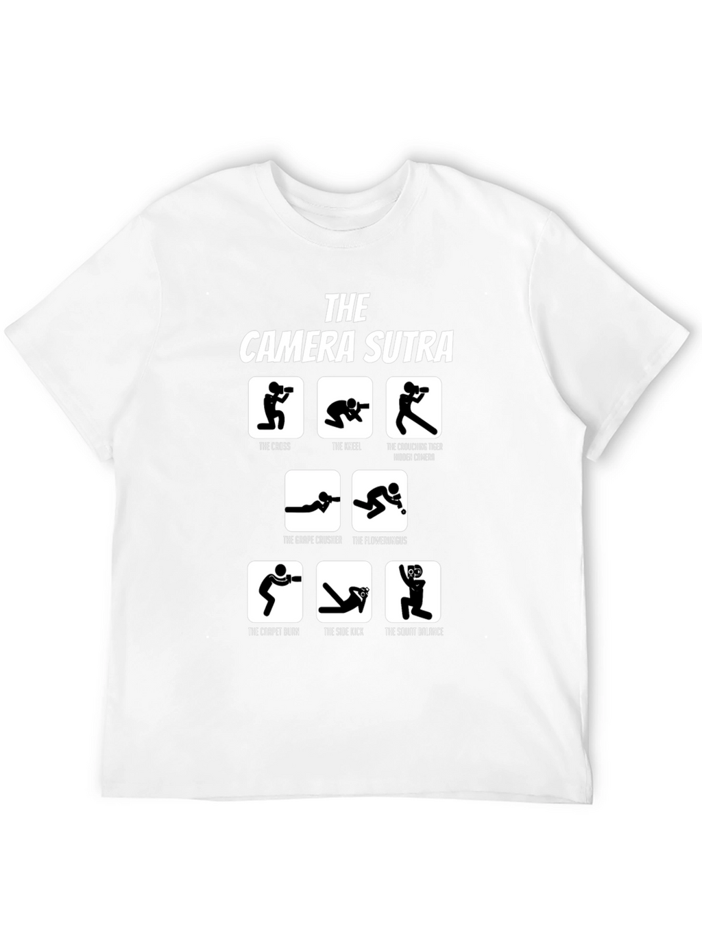 Camera Sutra T-Shirt - Funny Photography Poses