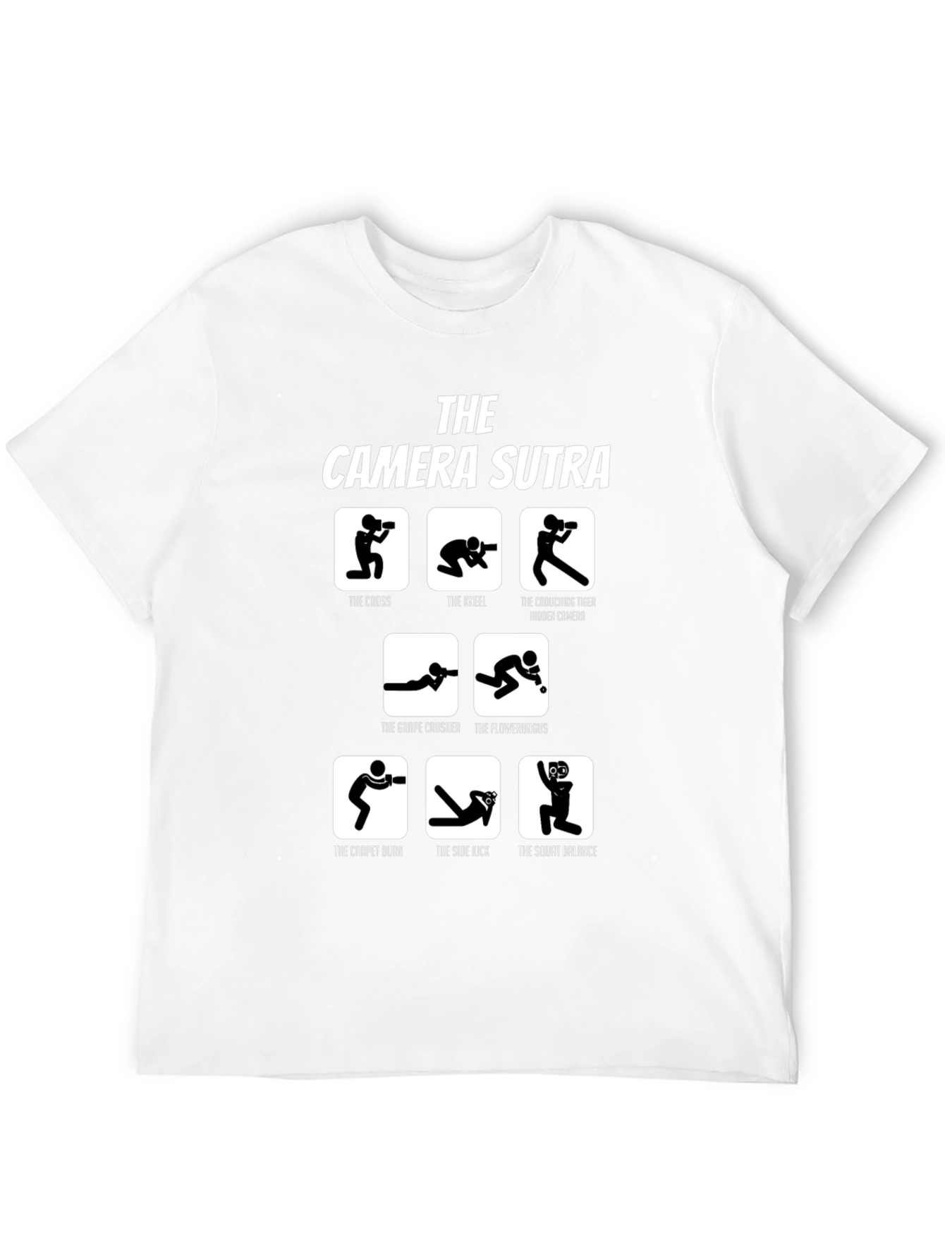 Camera Sutra T-Shirt - Funny Photography Poses