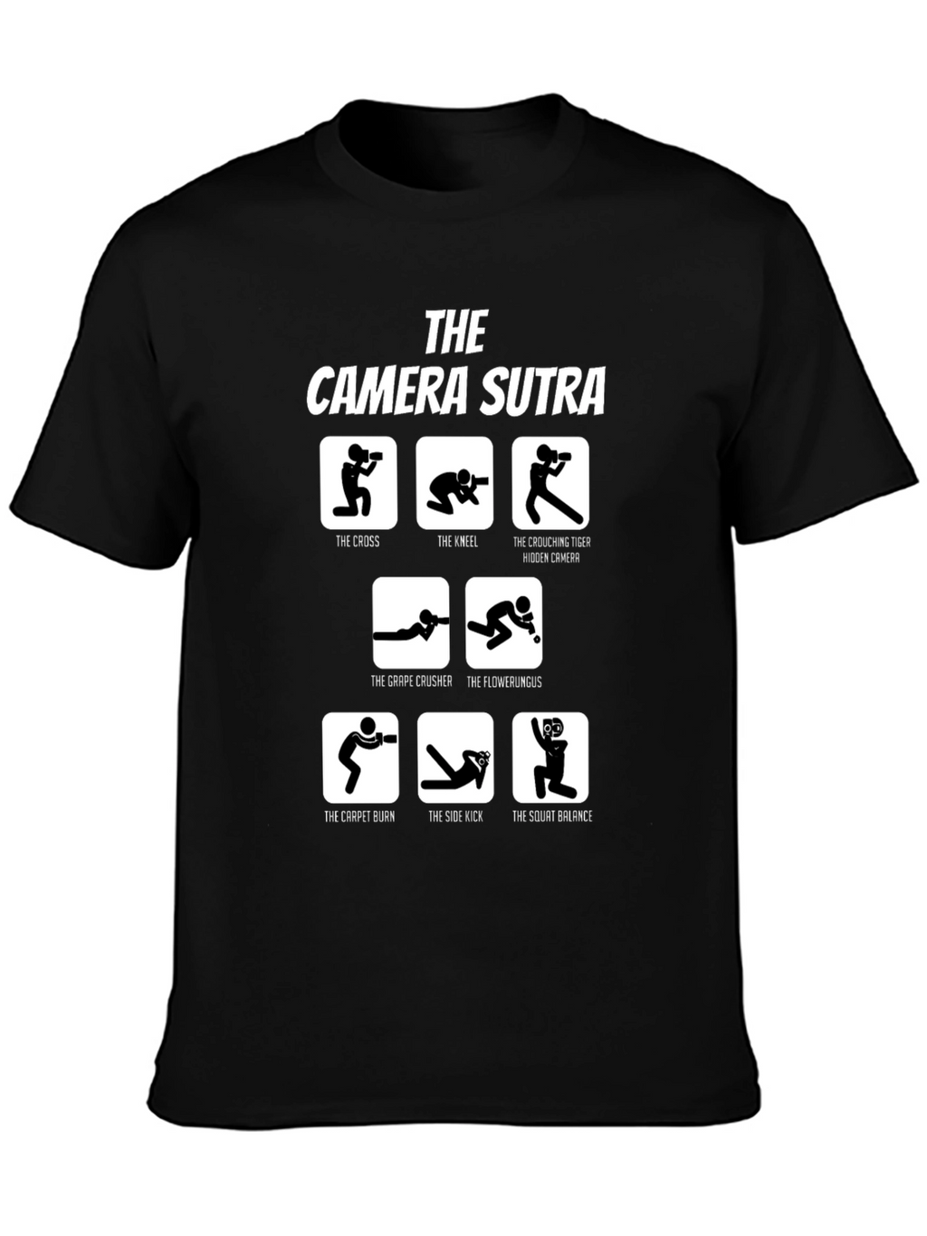 Camera Sutra T-Shirt - Funny Photography Poses