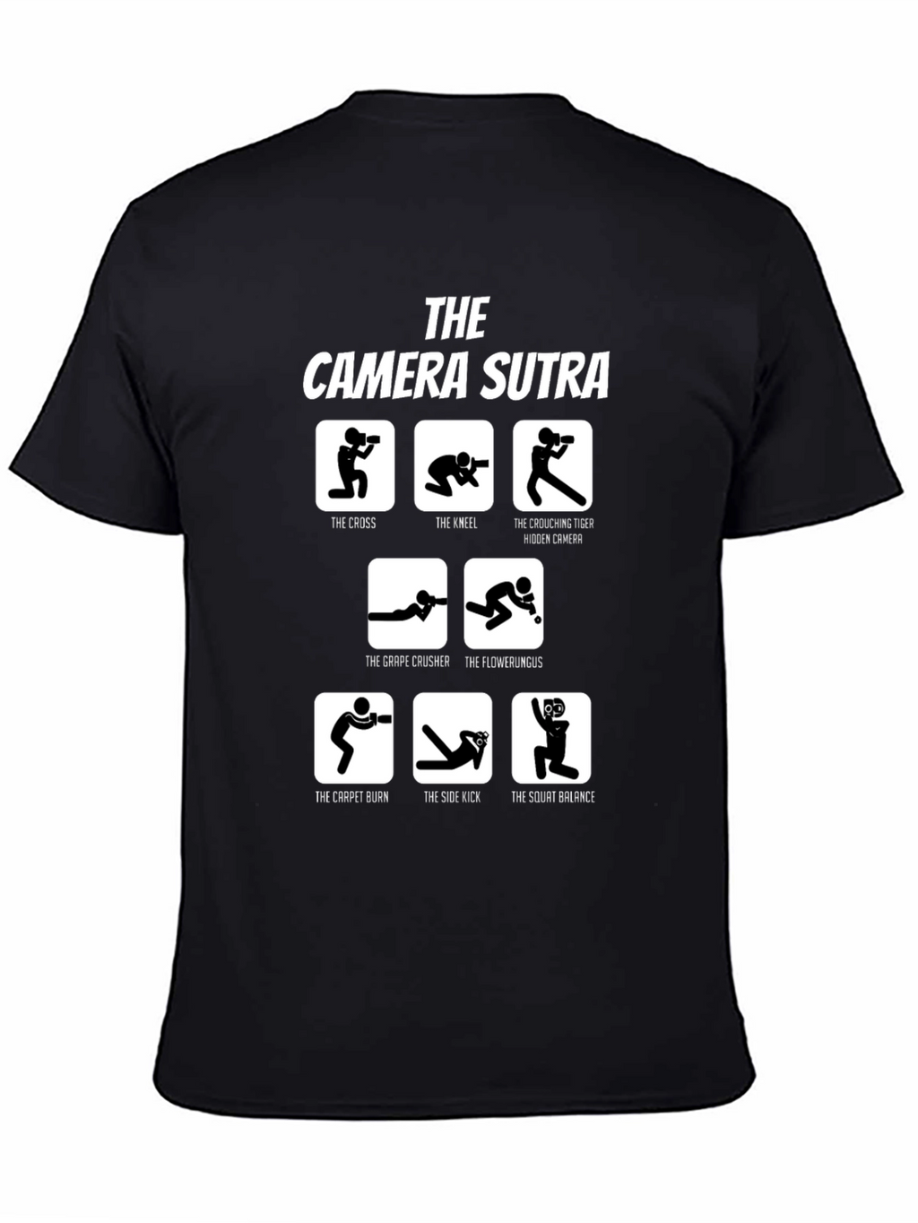 Camera Sutra T-Shirt - Funny Photography Poses