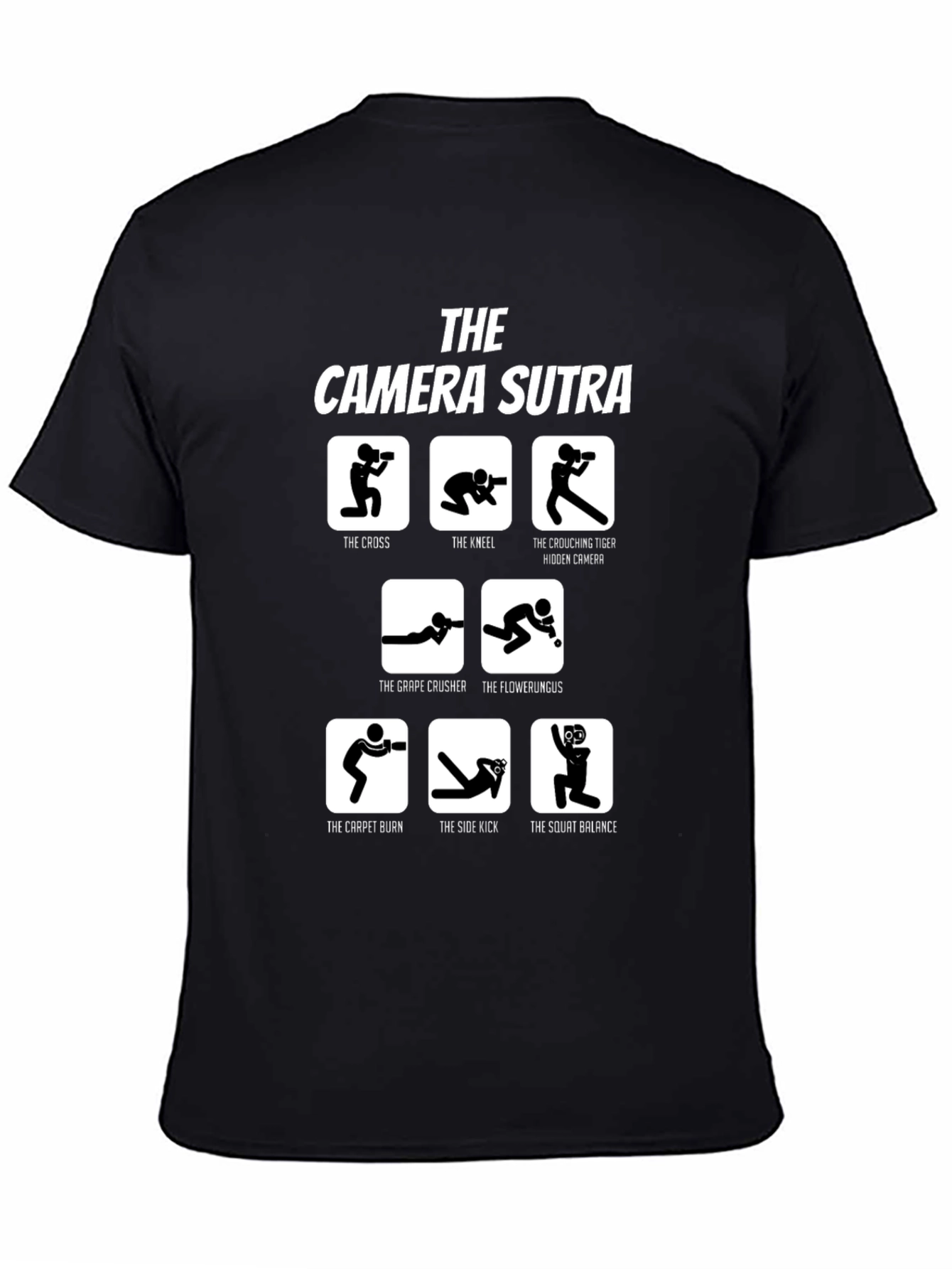 Camera Sutra T-Shirt - Funny Photography Poses