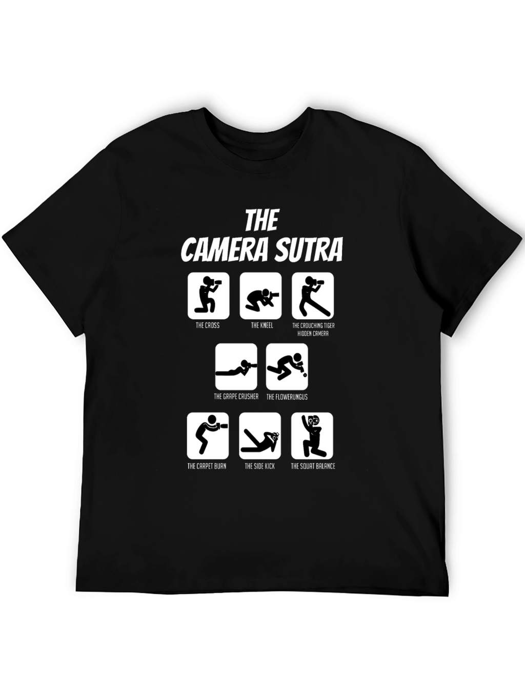 Camera Sutra T-Shirt - Funny Photography Poses
