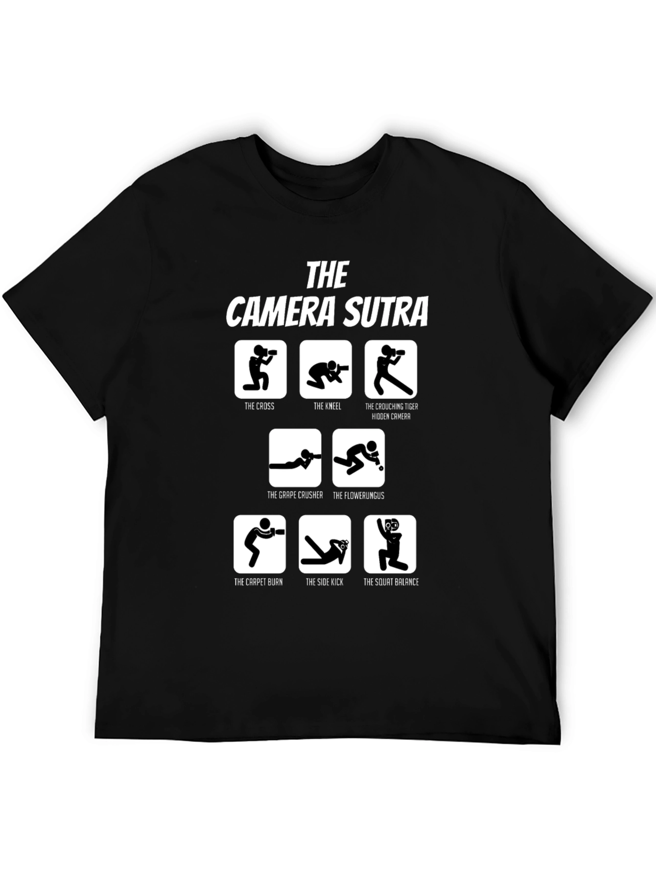 Camera Sutra T-Shirt - Funny Photography Poses