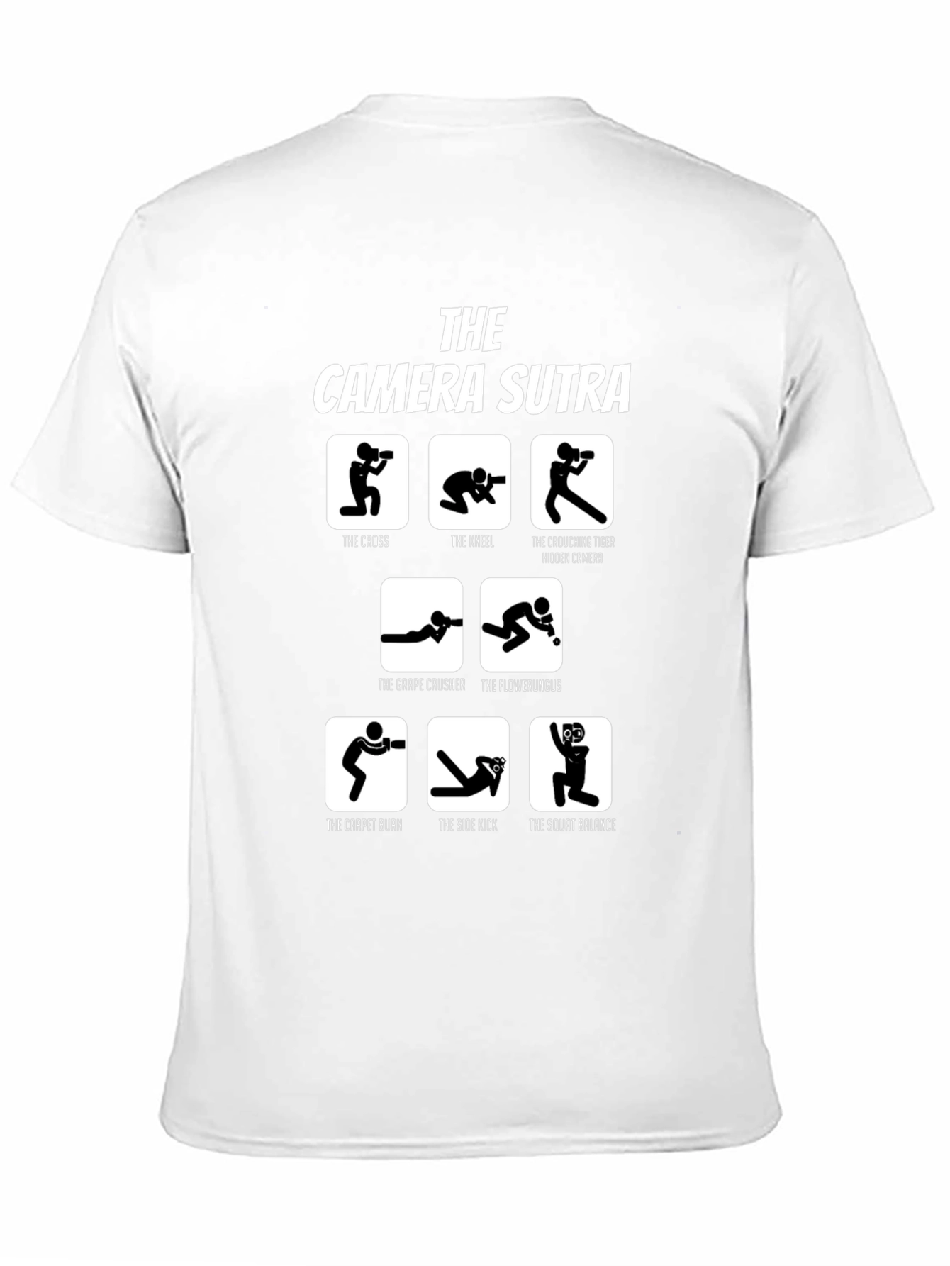 Camera Sutra T-Shirt - Funny Photography Poses