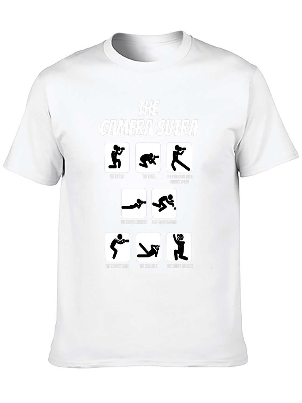 Camera Sutra T-Shirt - Funny Photography Poses