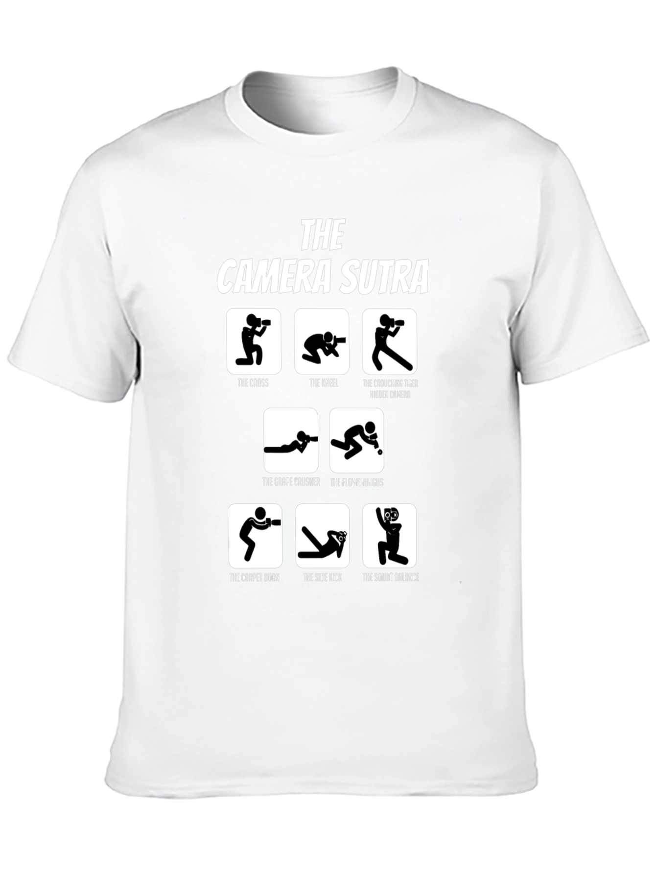 Camera Sutra T-Shirt - Funny Photography Poses