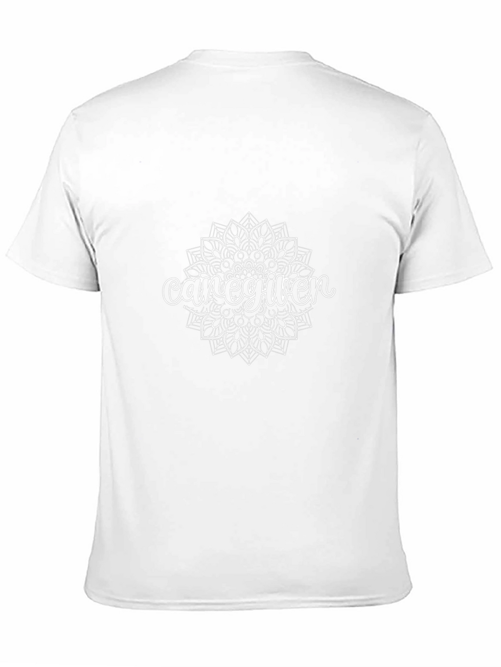 Caregiver Mandala Graphic T-Shirt - Black