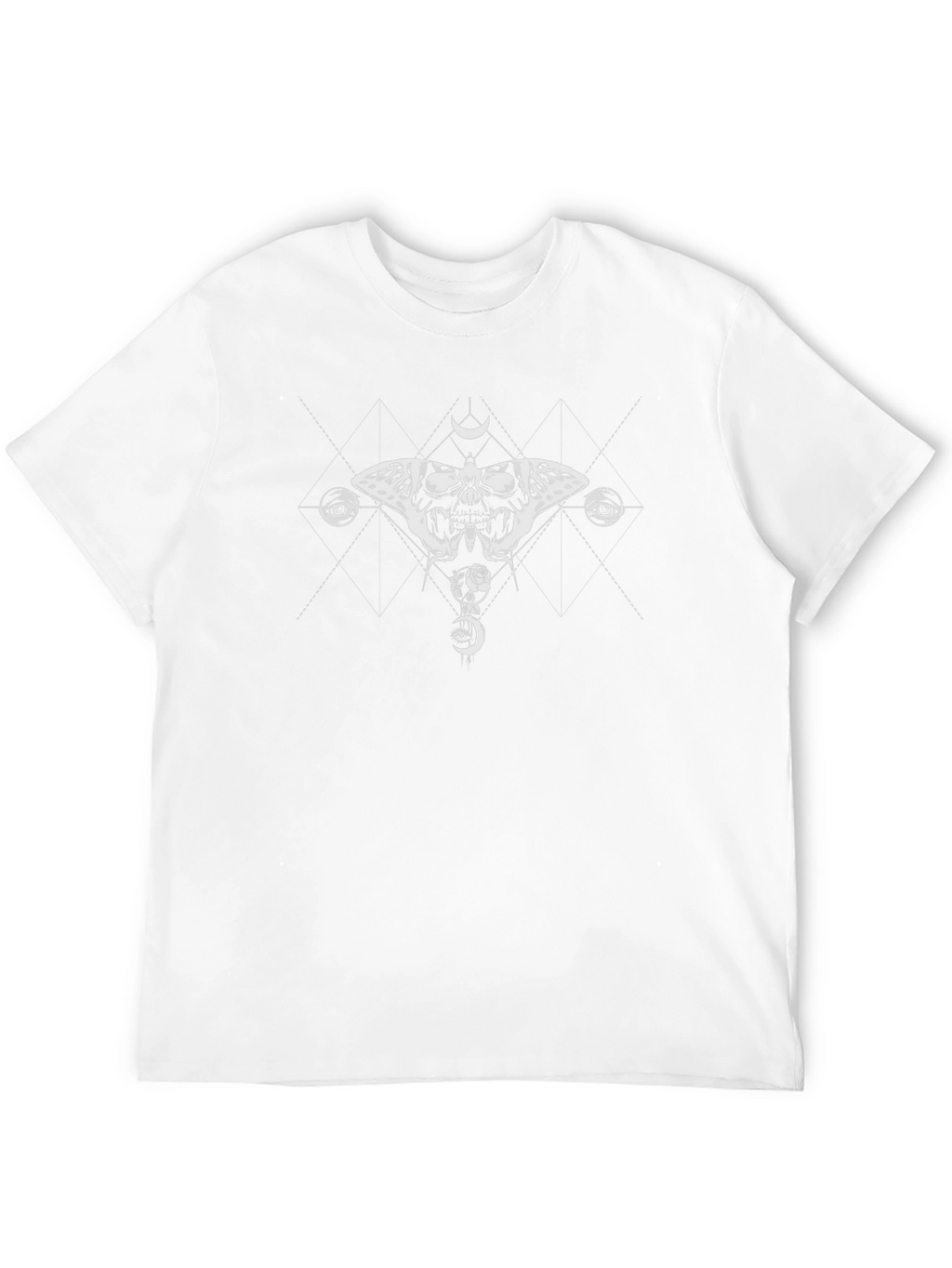 Occult Moth Skull Graphic Tee