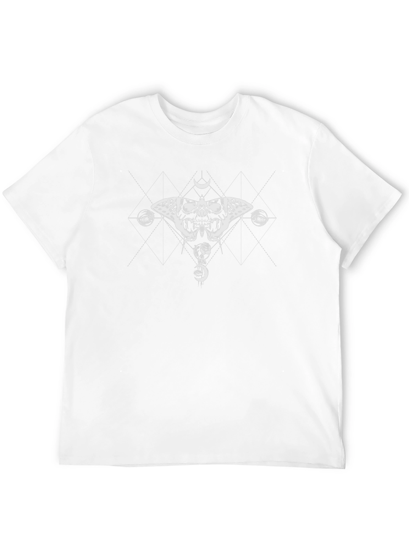 Occult Moth Skull Graphic Tee