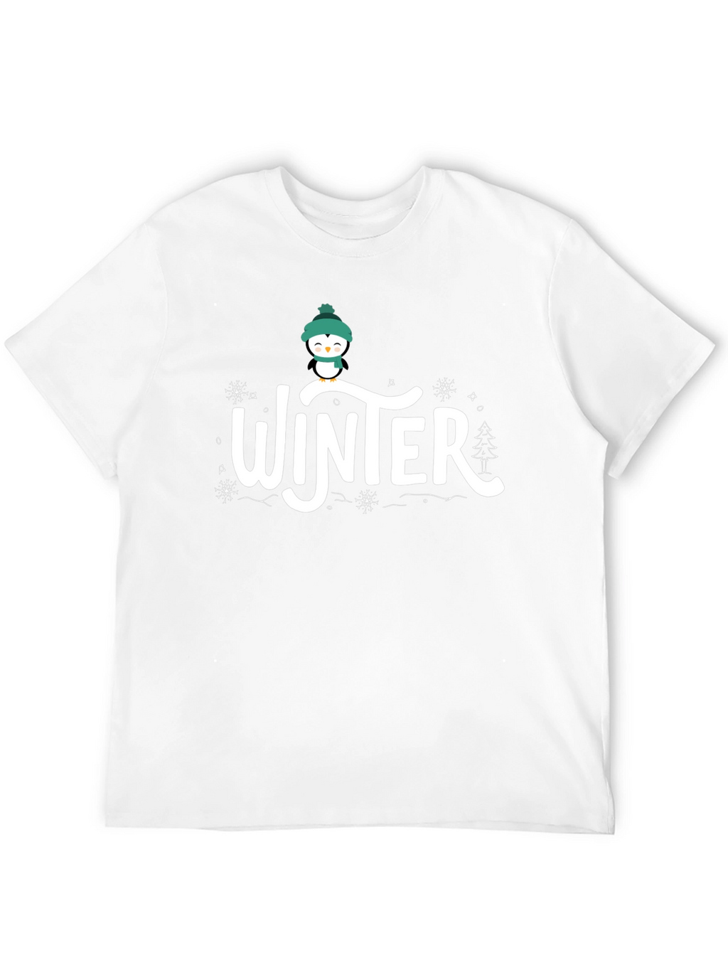Winter Penguin Graphic T-Shirt