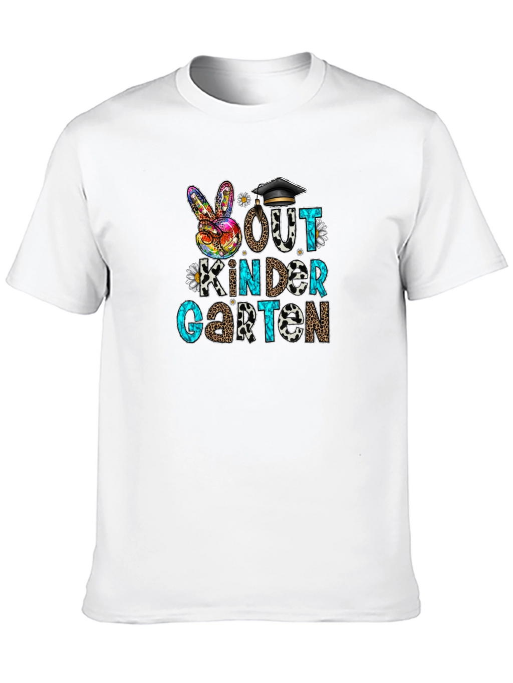 Peace Out Kindergarten Graduation T-Shirt