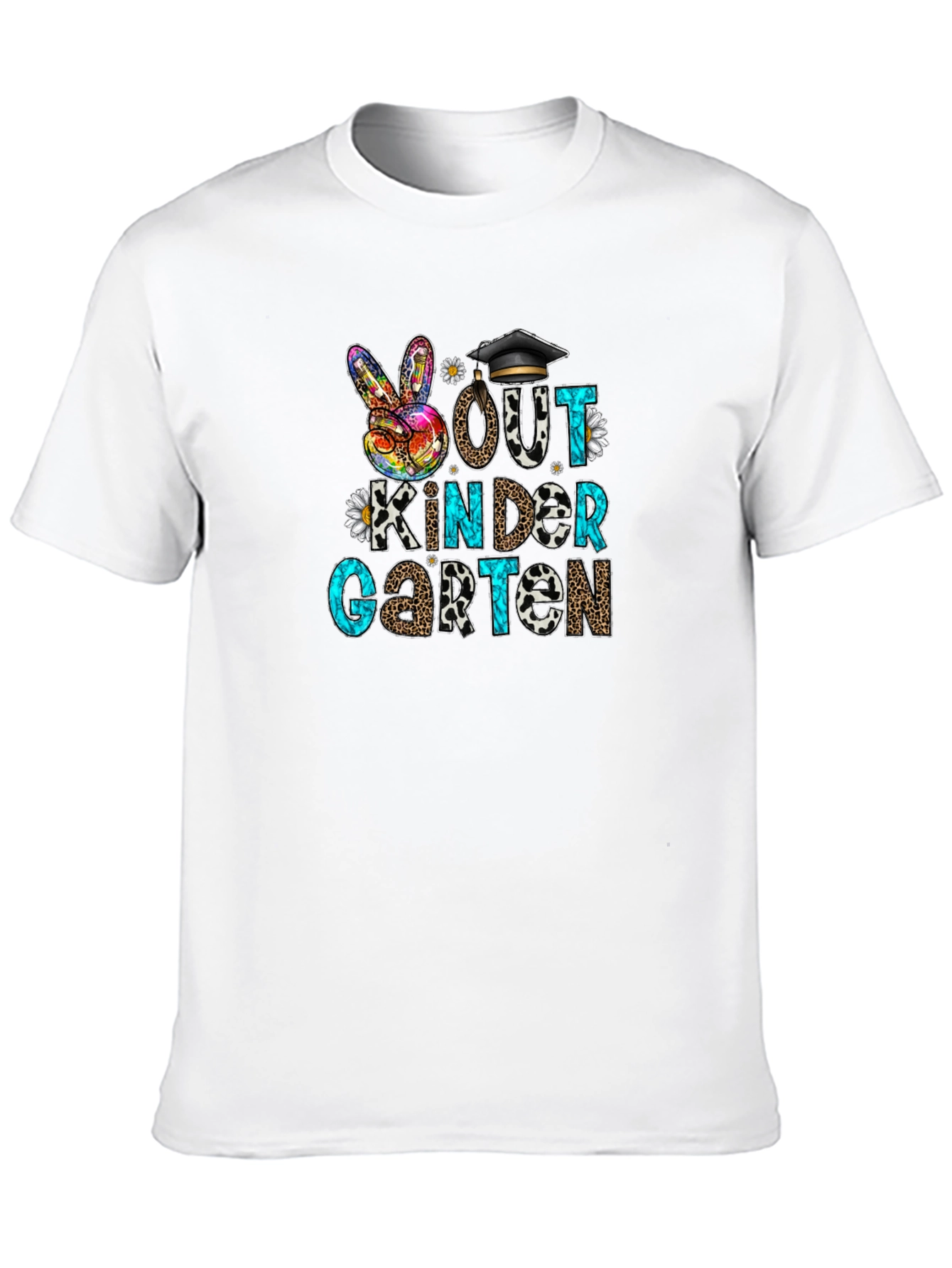 Peace Out Kindergarten Graduation T-Shirt