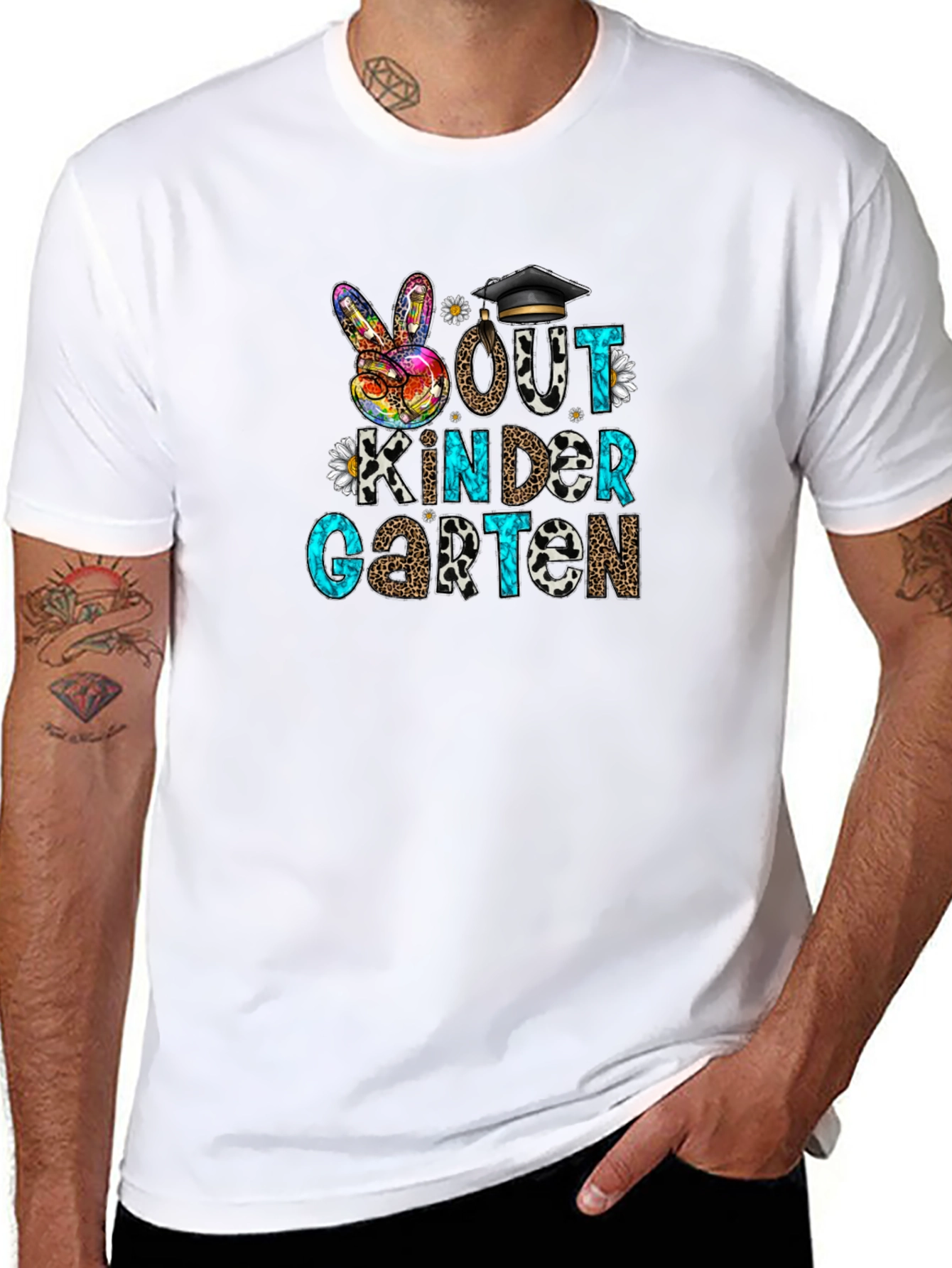 Peace Out Kindergarten Graduation T-Shirt