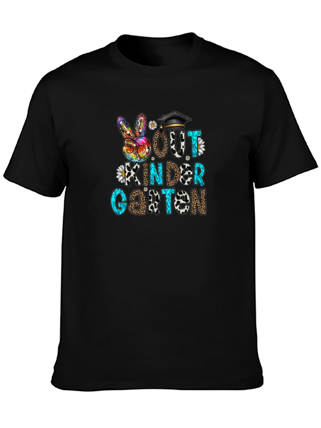 Peace Out Kindergarten Graduation T-Shirt