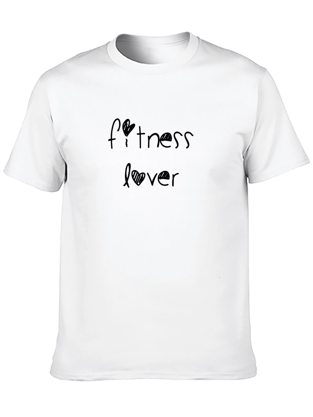 Fitness Lover Black T-Shirt