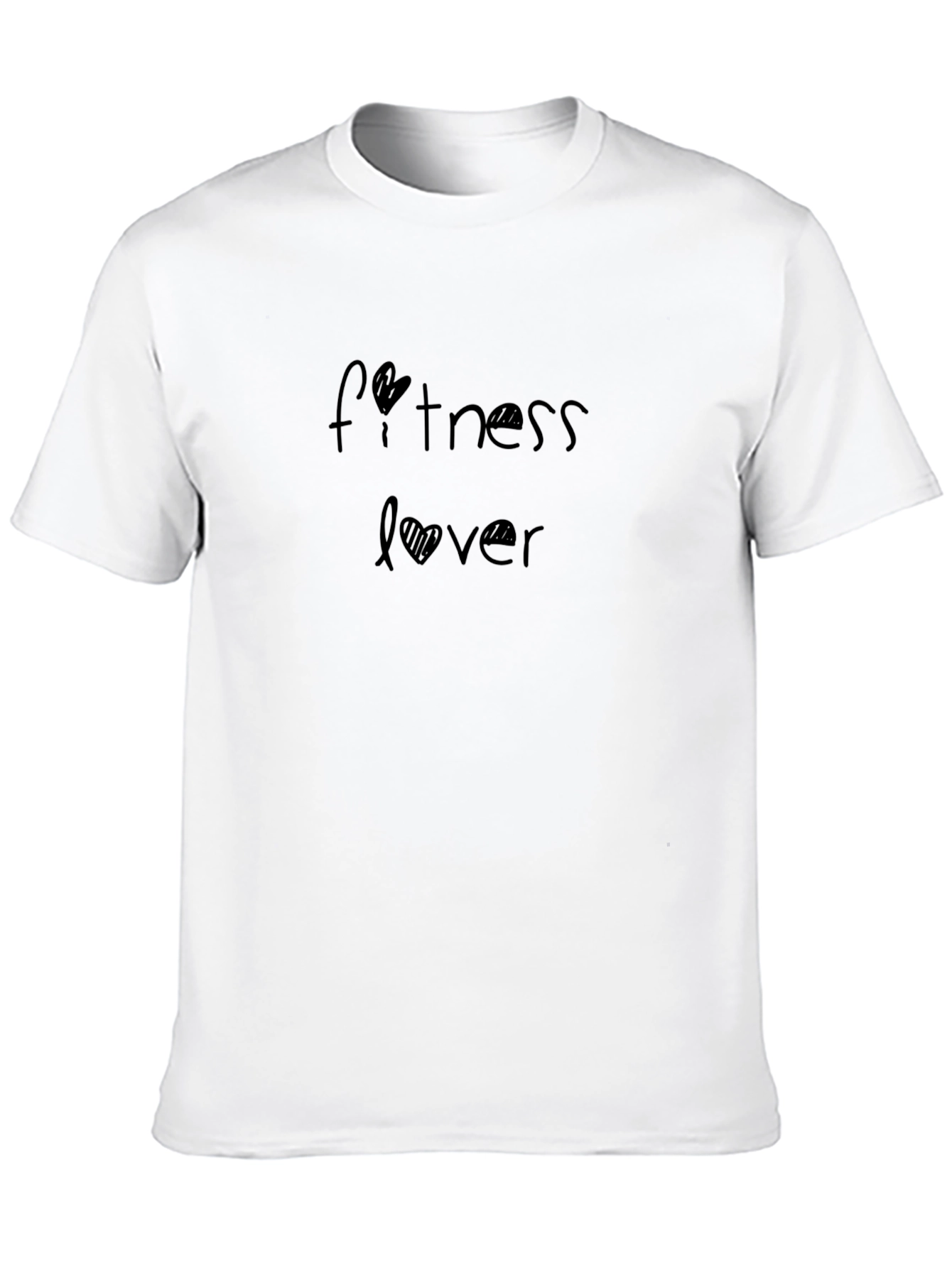 Fitness Lover Black T-Shirt