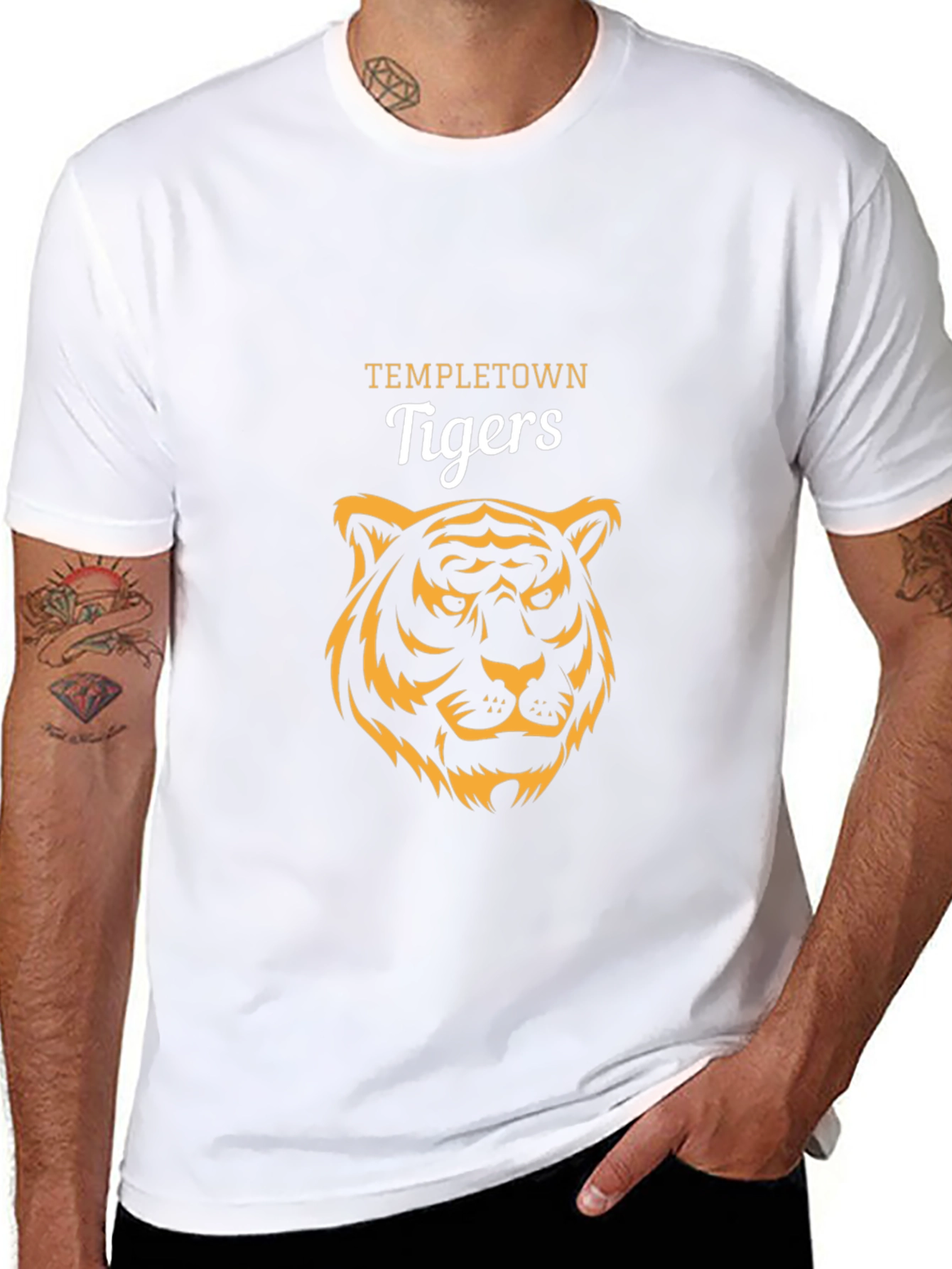 Templetown Tigers Graphic T-Shirt - Black