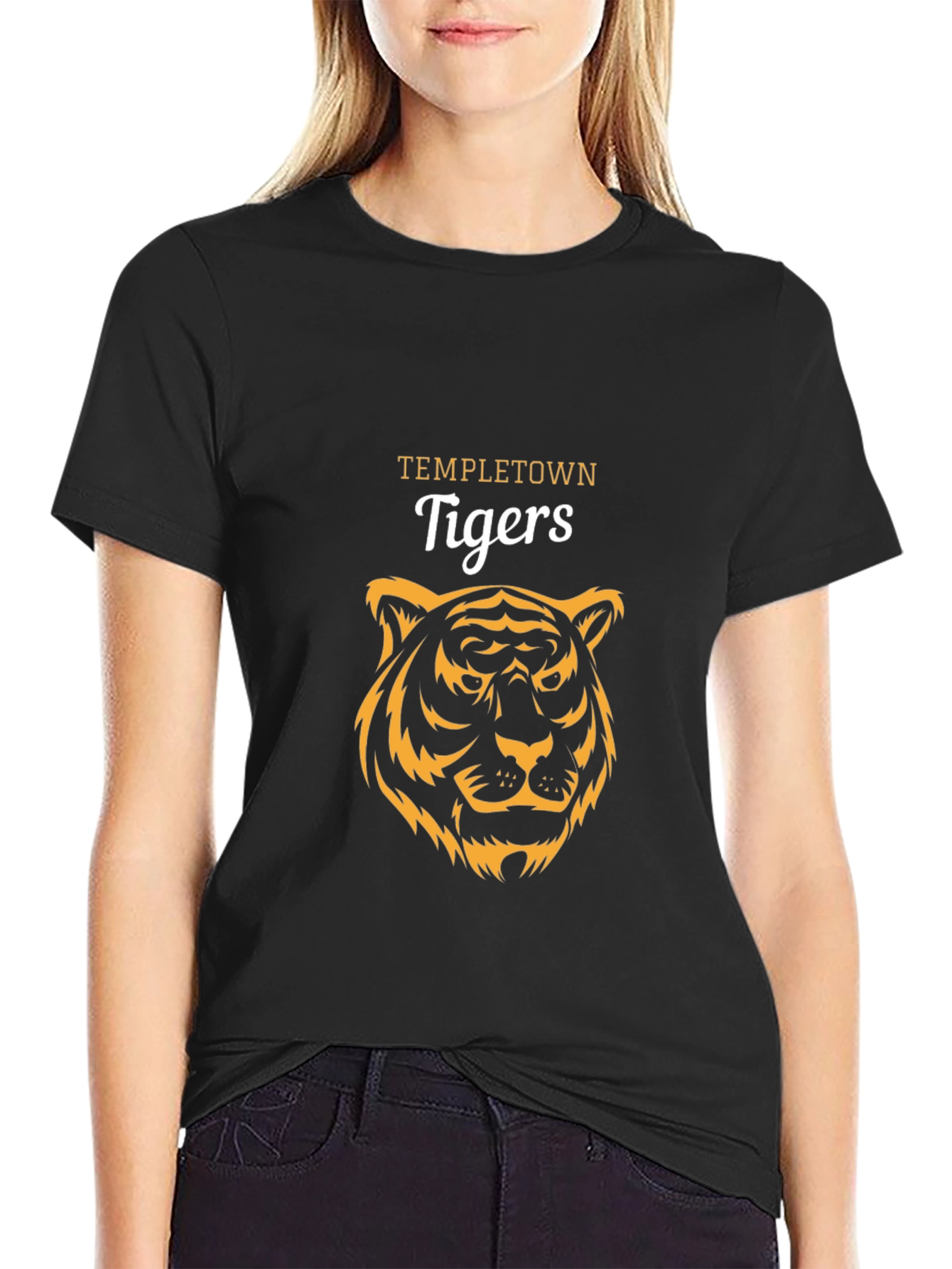 Templetown Tigers Graphic T-Shirt - Black