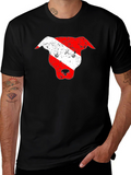 Dog Head Graphic T-Shirt - Black