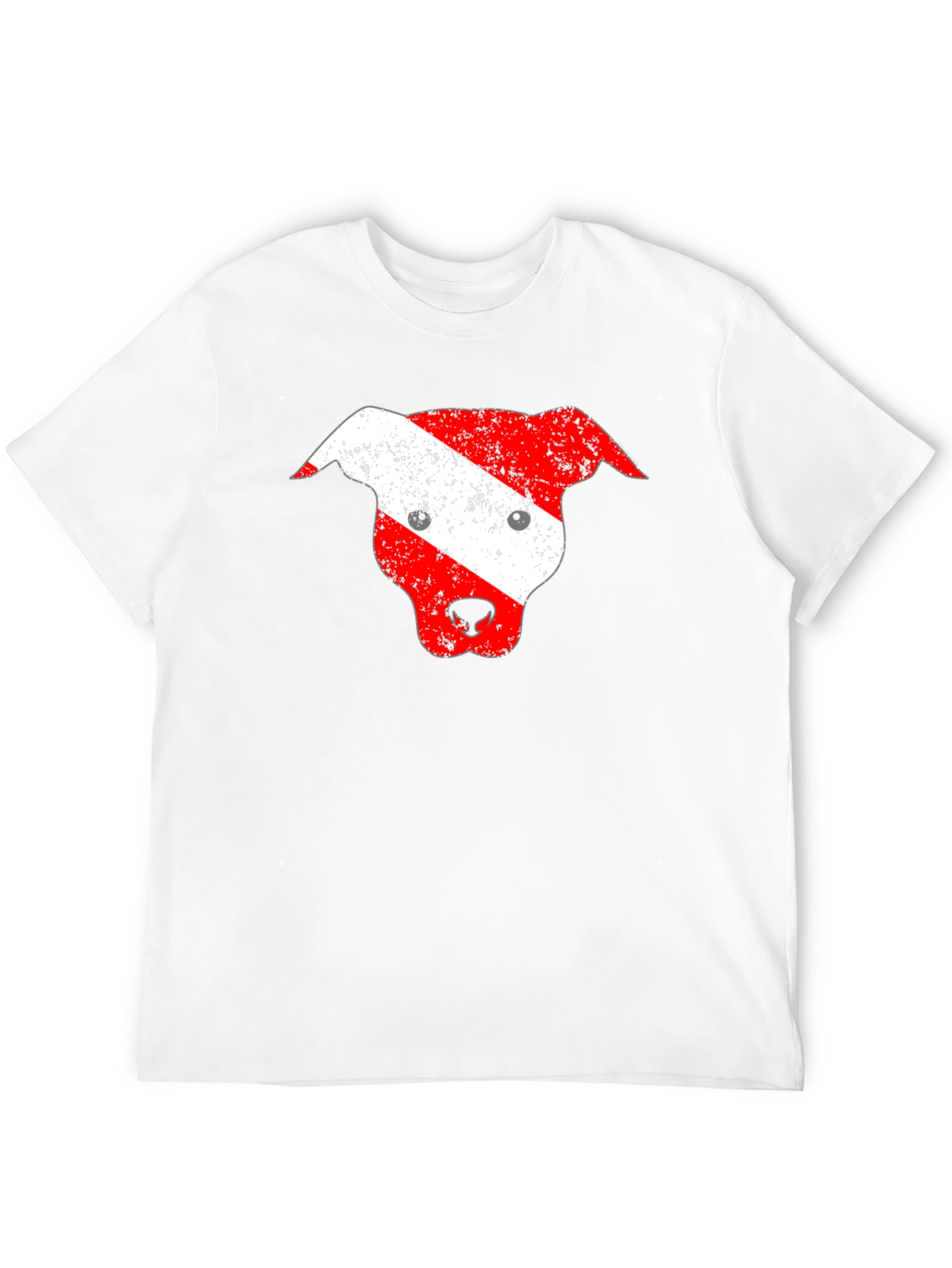 Dog Head Graphic T-Shirt - Black