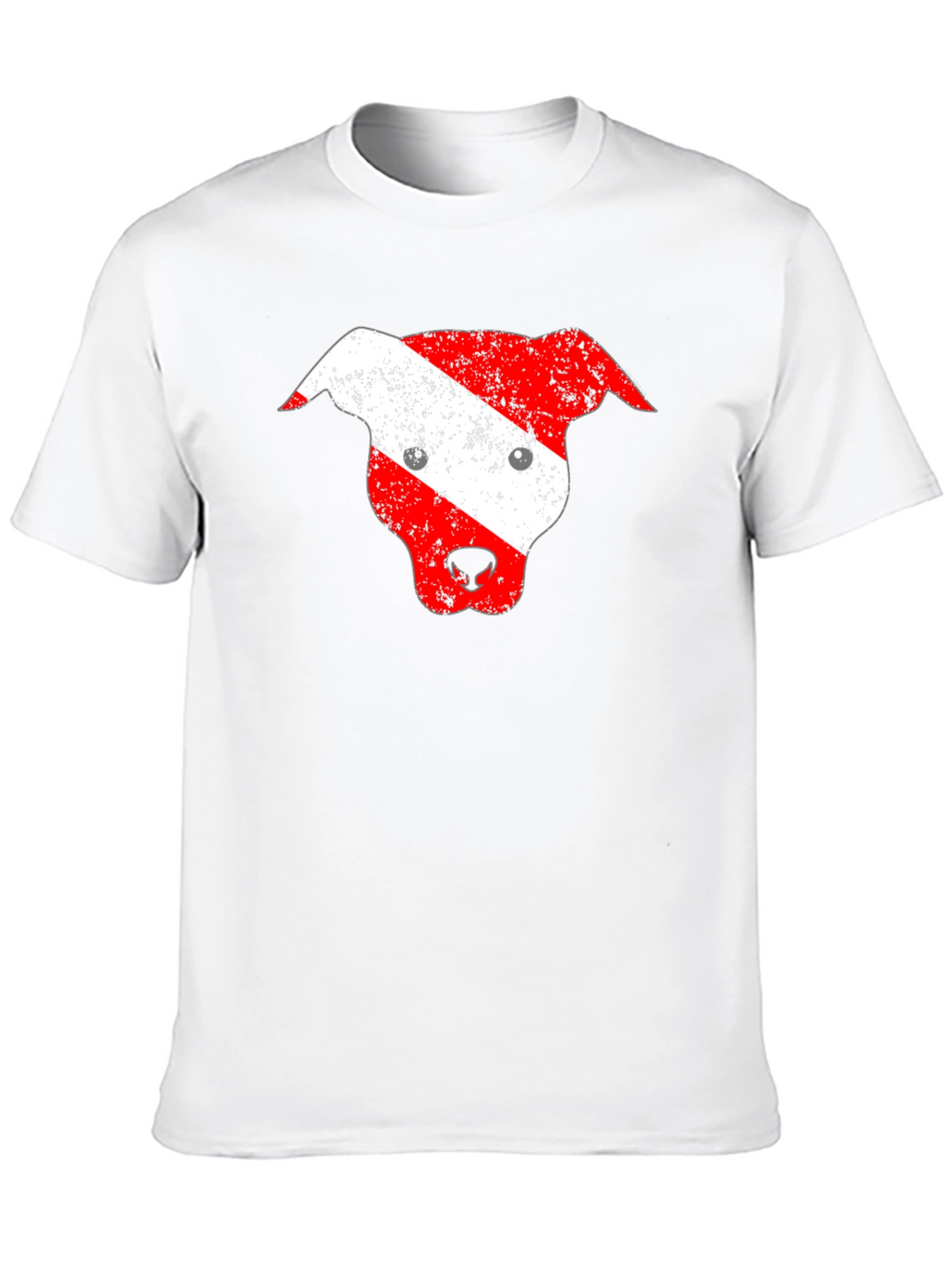 Dog Head Graphic T-Shirt - Black