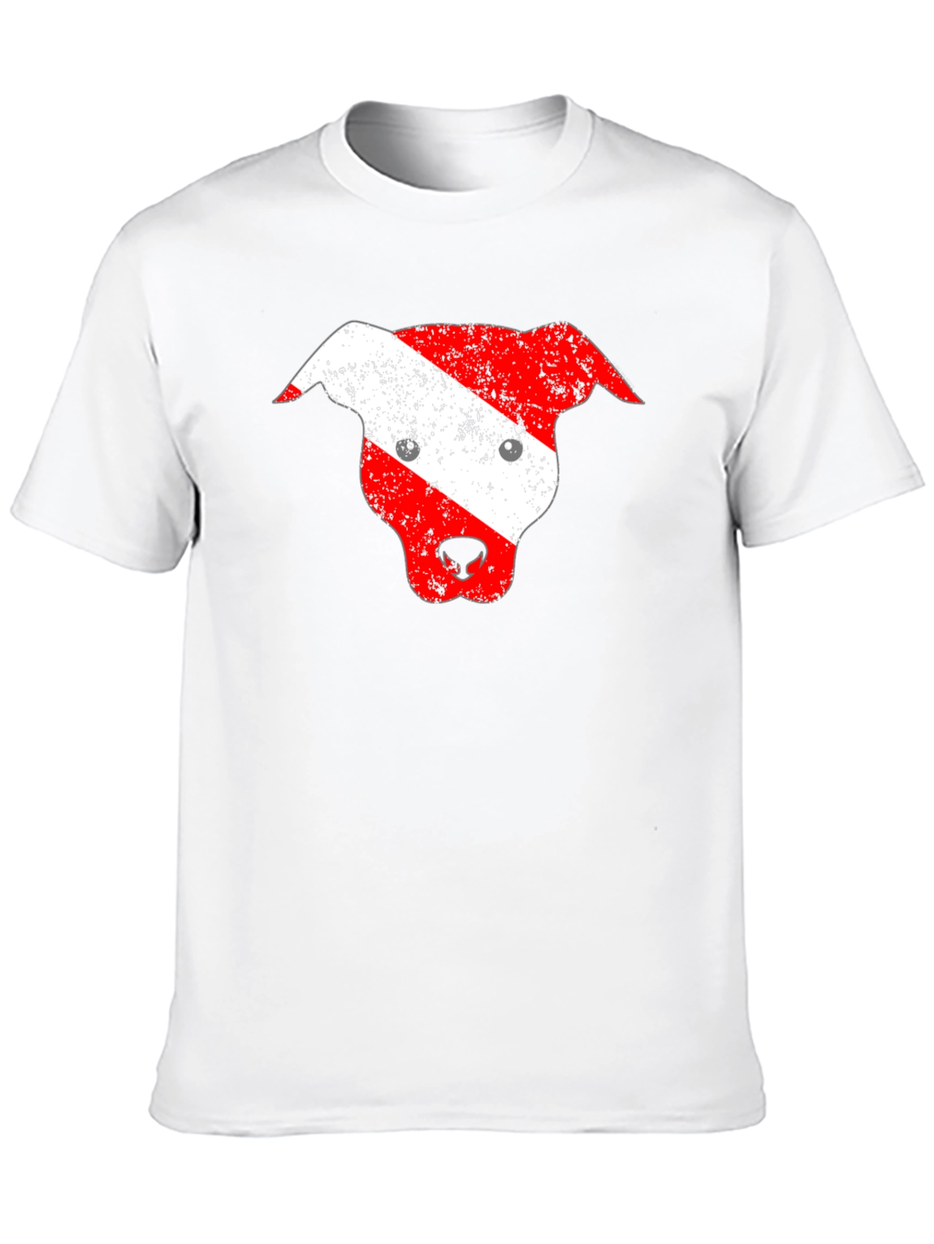 Dog Head Graphic T-Shirt - Black