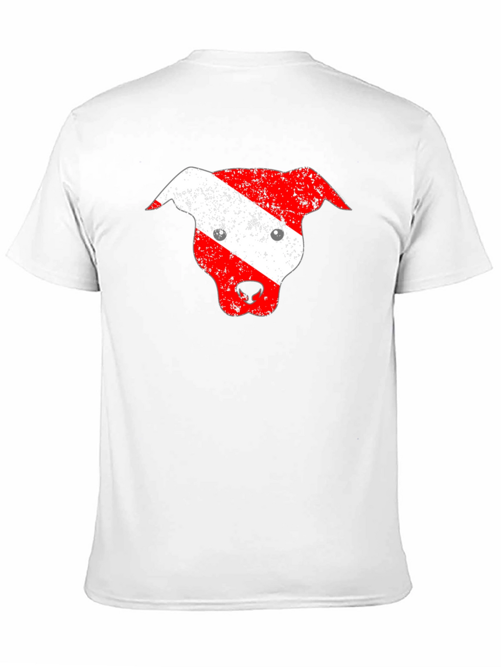Dog Head Graphic T-Shirt - Black