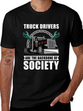 Truck Driver Backbone Society T-Shirt