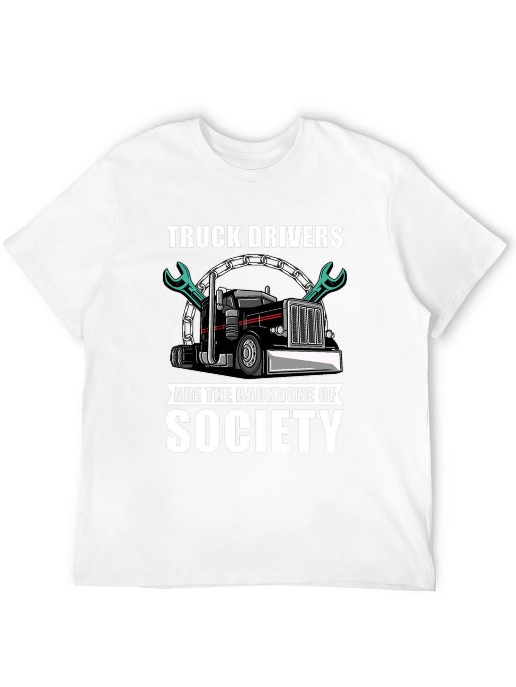Truck Driver Backbone Society T-Shirt