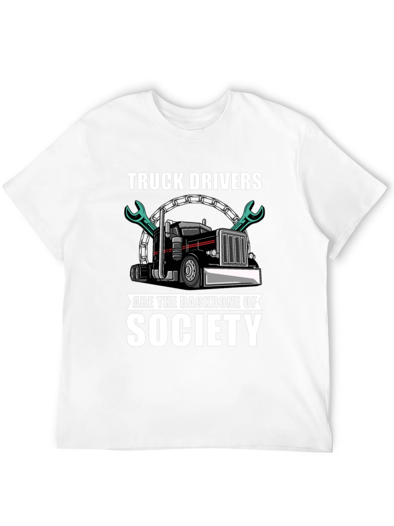 Truck Driver Backbone Society T-Shirt