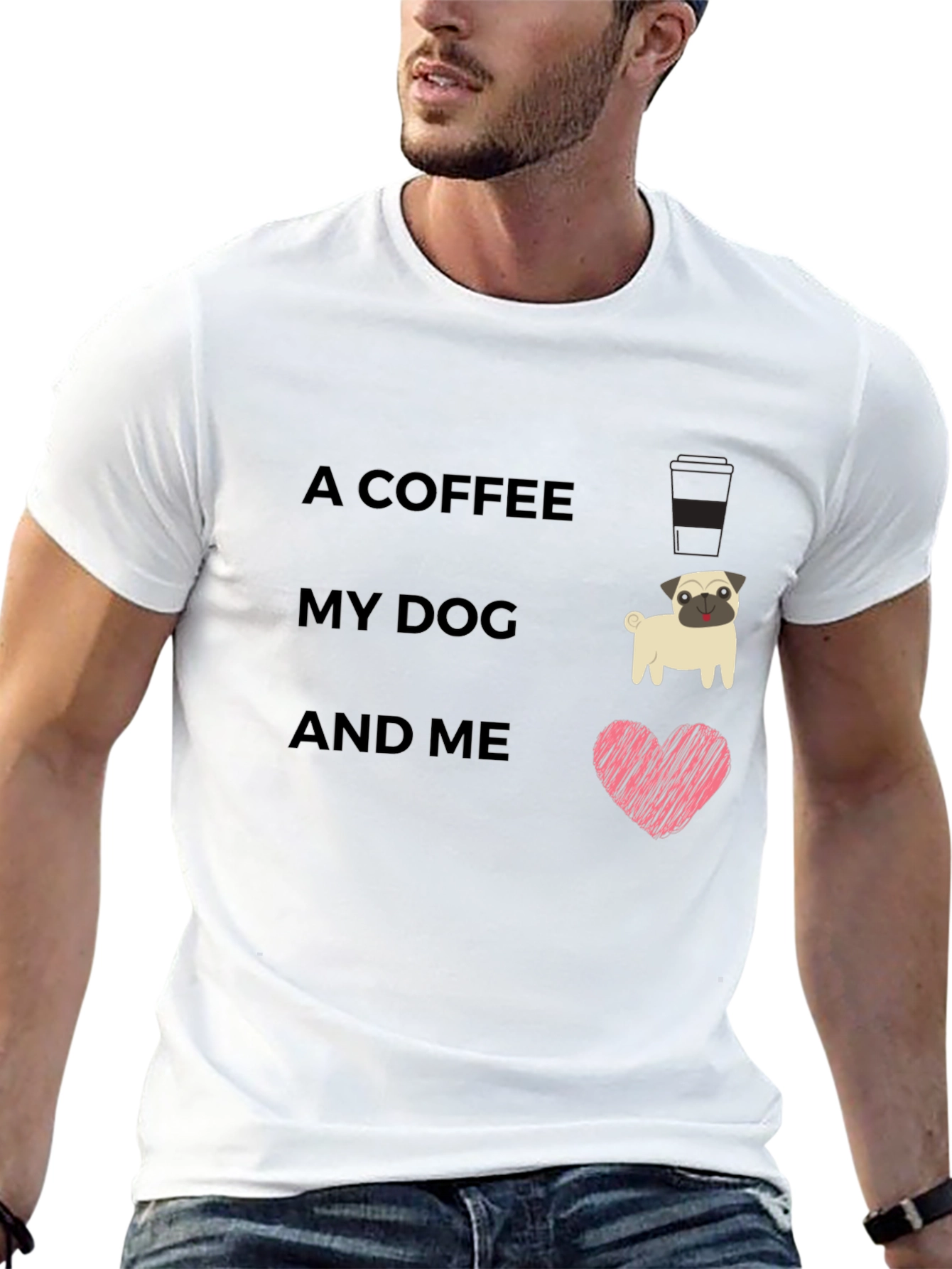 Coffee My Dog and Me Graphic Tee