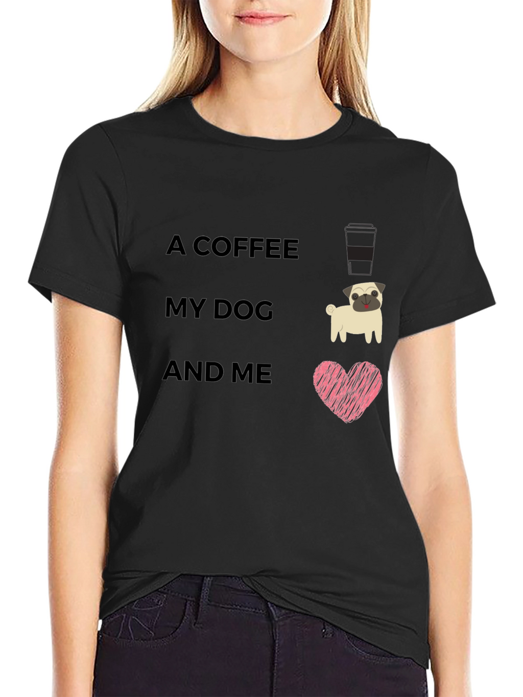 Coffee My Dog and Me Graphic Tee