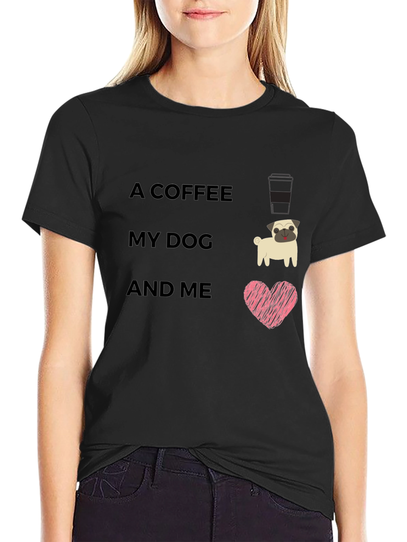 Coffee My Dog and Me Graphic Tee