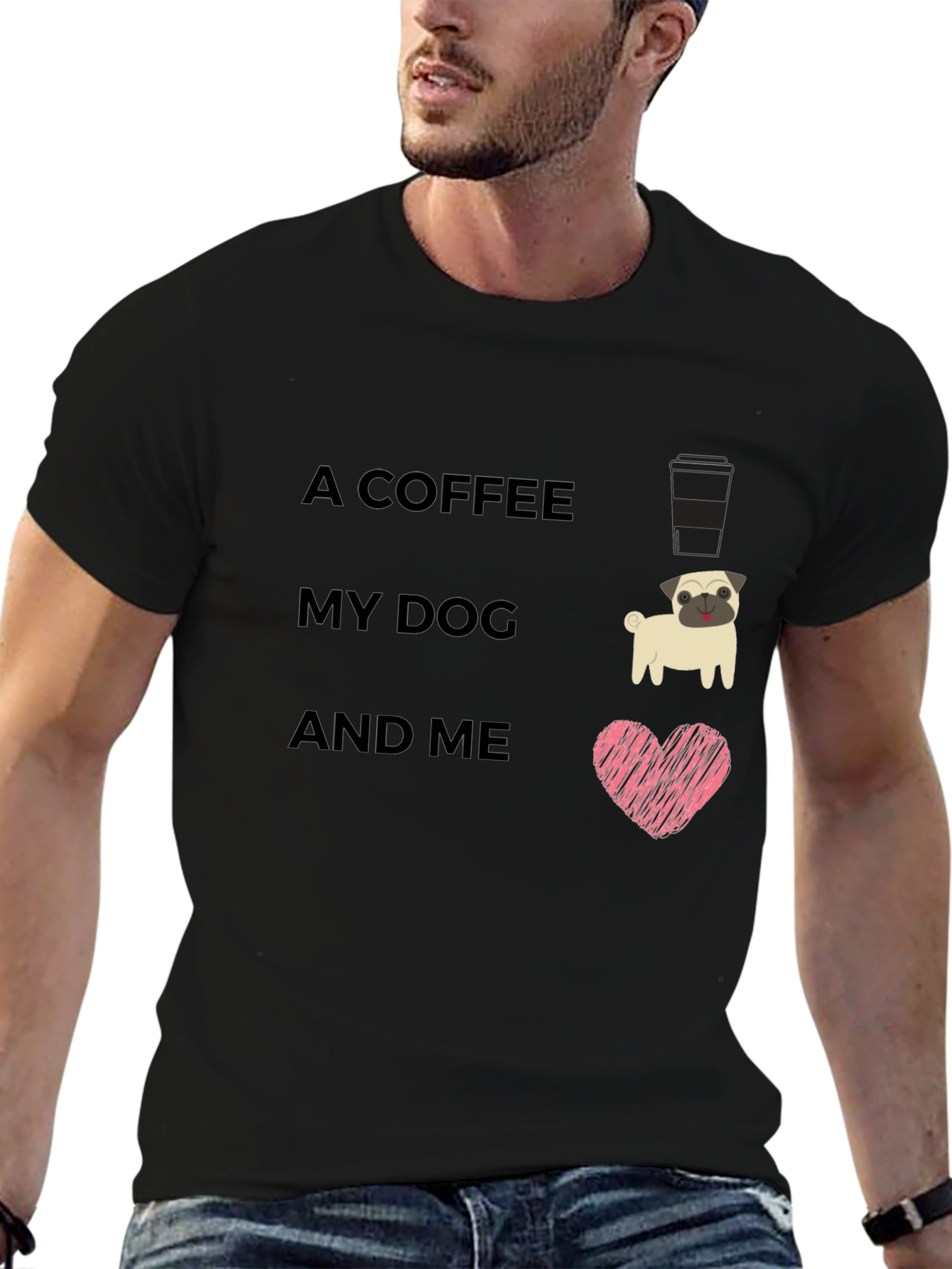 Coffee My Dog and Me Graphic Tee
