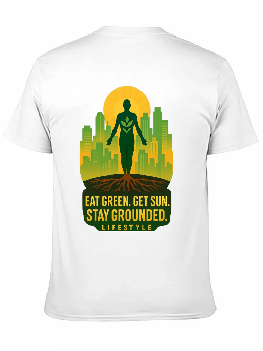 Eat Green Stay Grounded Graphic Tee