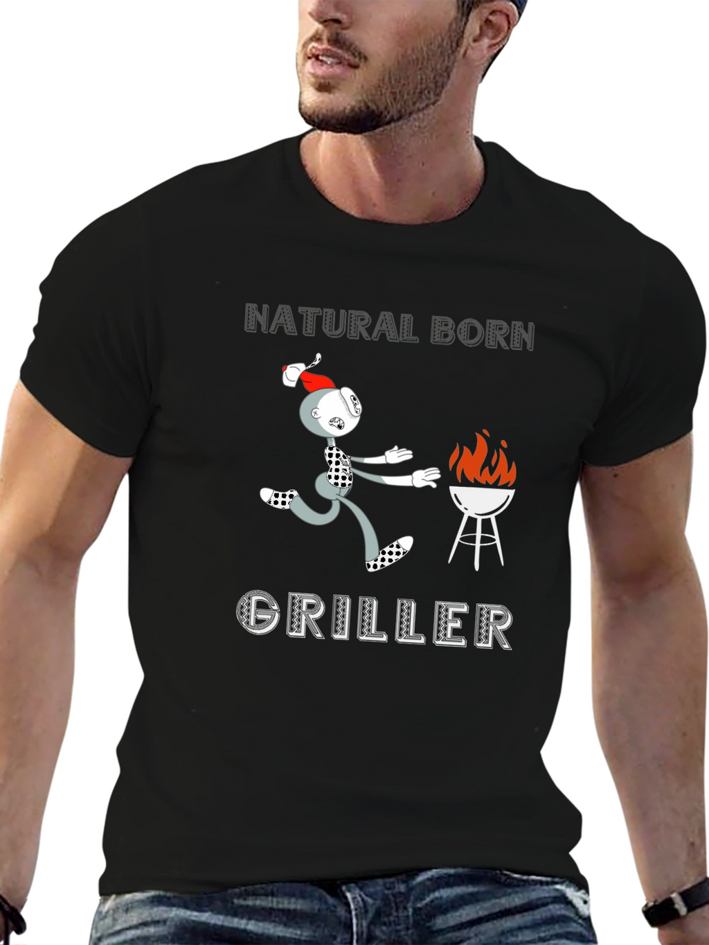 Natural Born Griller Graphic Tee