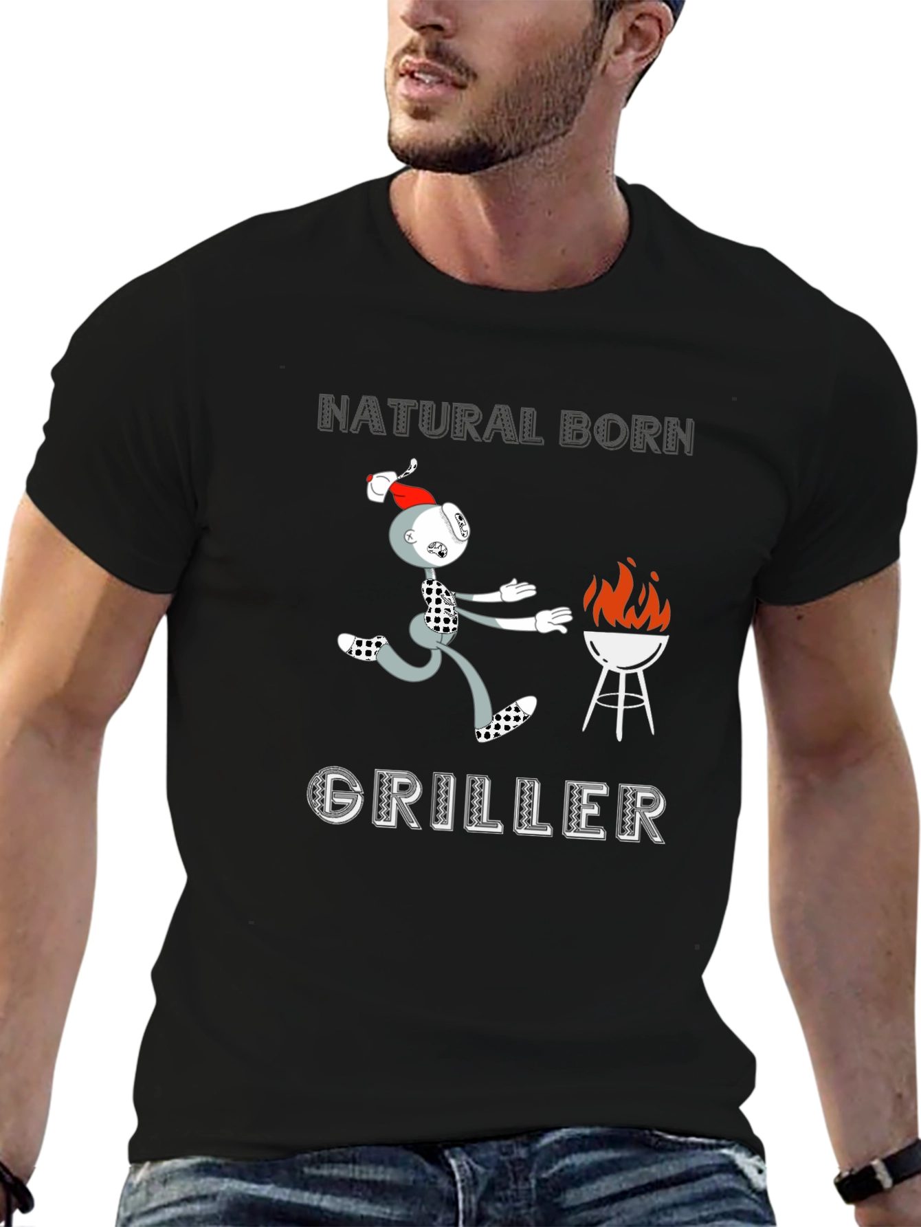 Natural Born Griller Graphic Tee