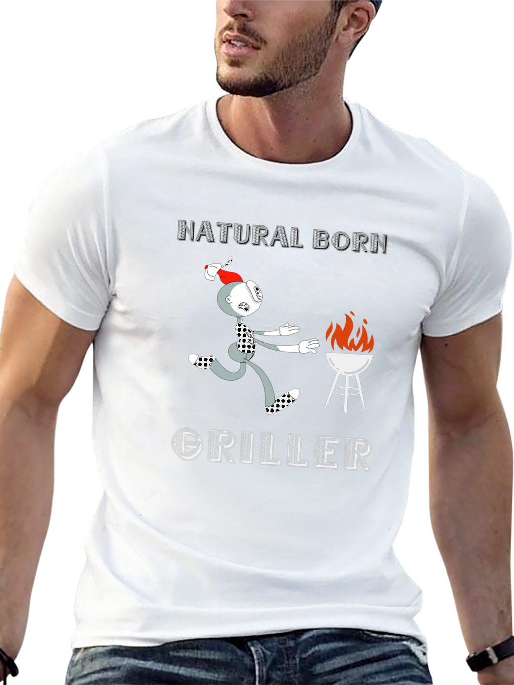 Natural Born Griller Graphic Tee
